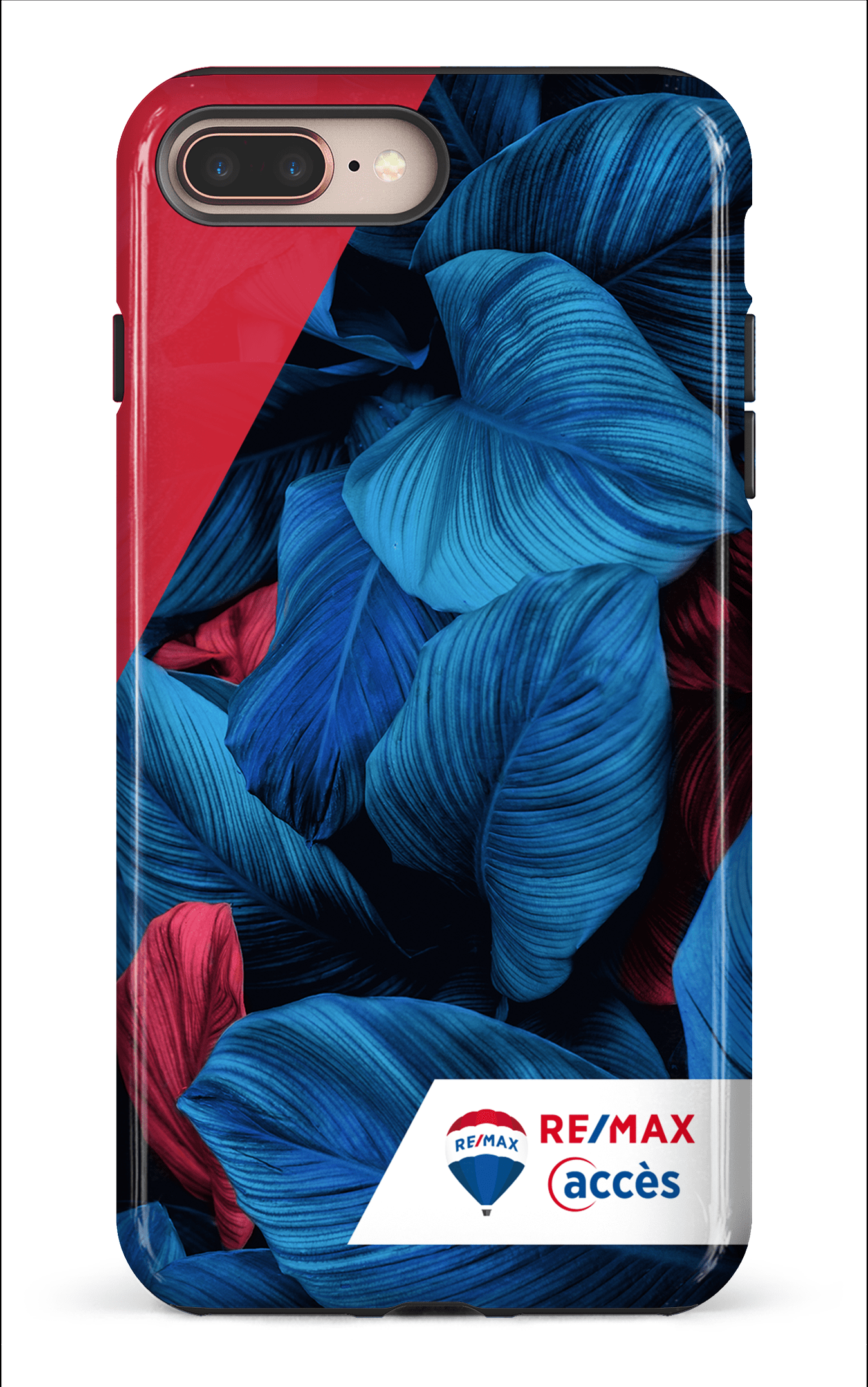 iPhone 8 Plus Tough Végétation bicolore -