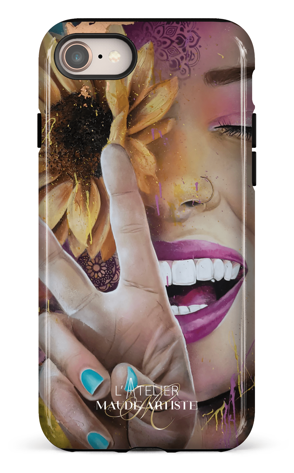 iPhone 8 Tough Around Peace by Maude -