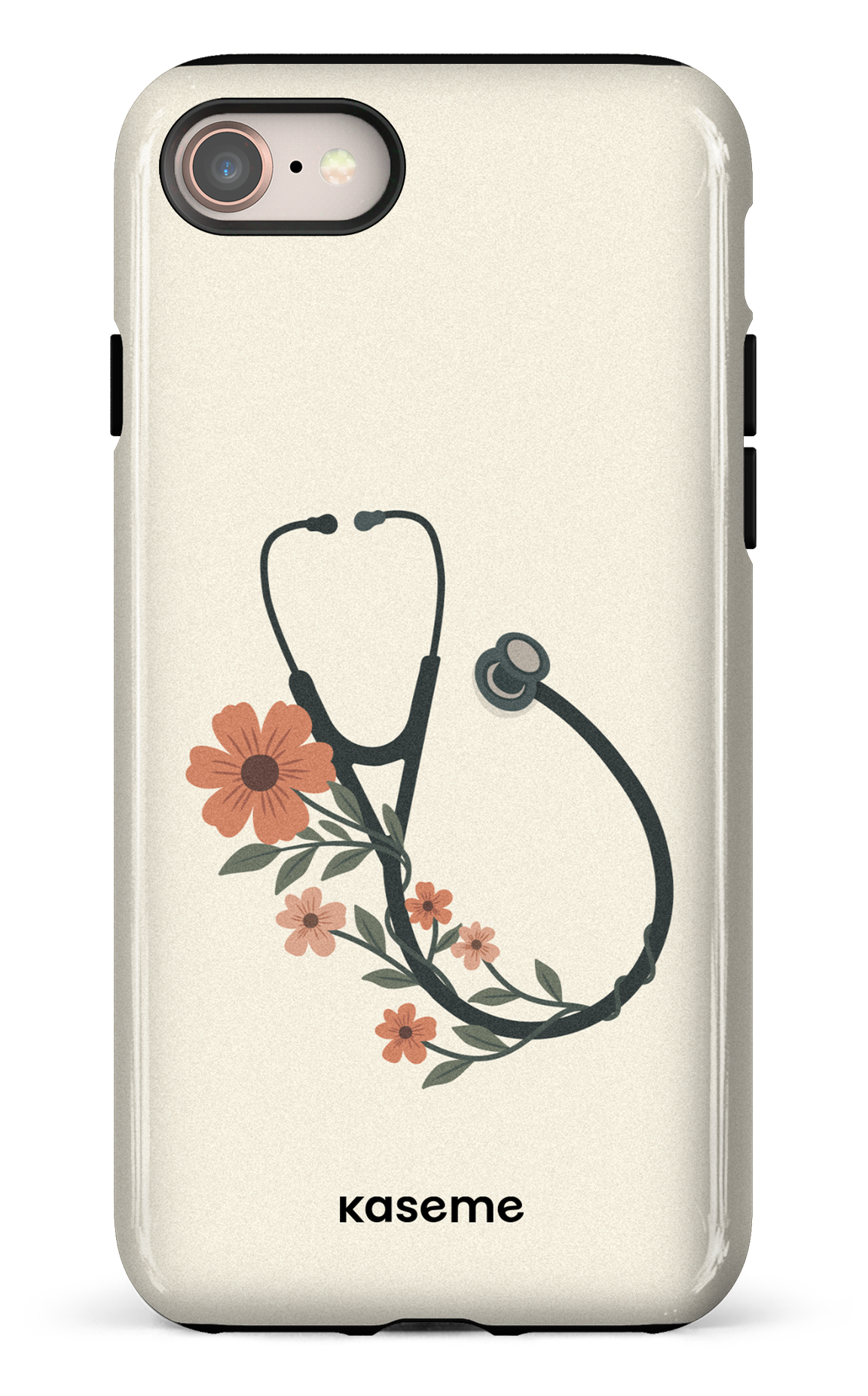 iPhone 8 Tough Blossom Beat Beige -