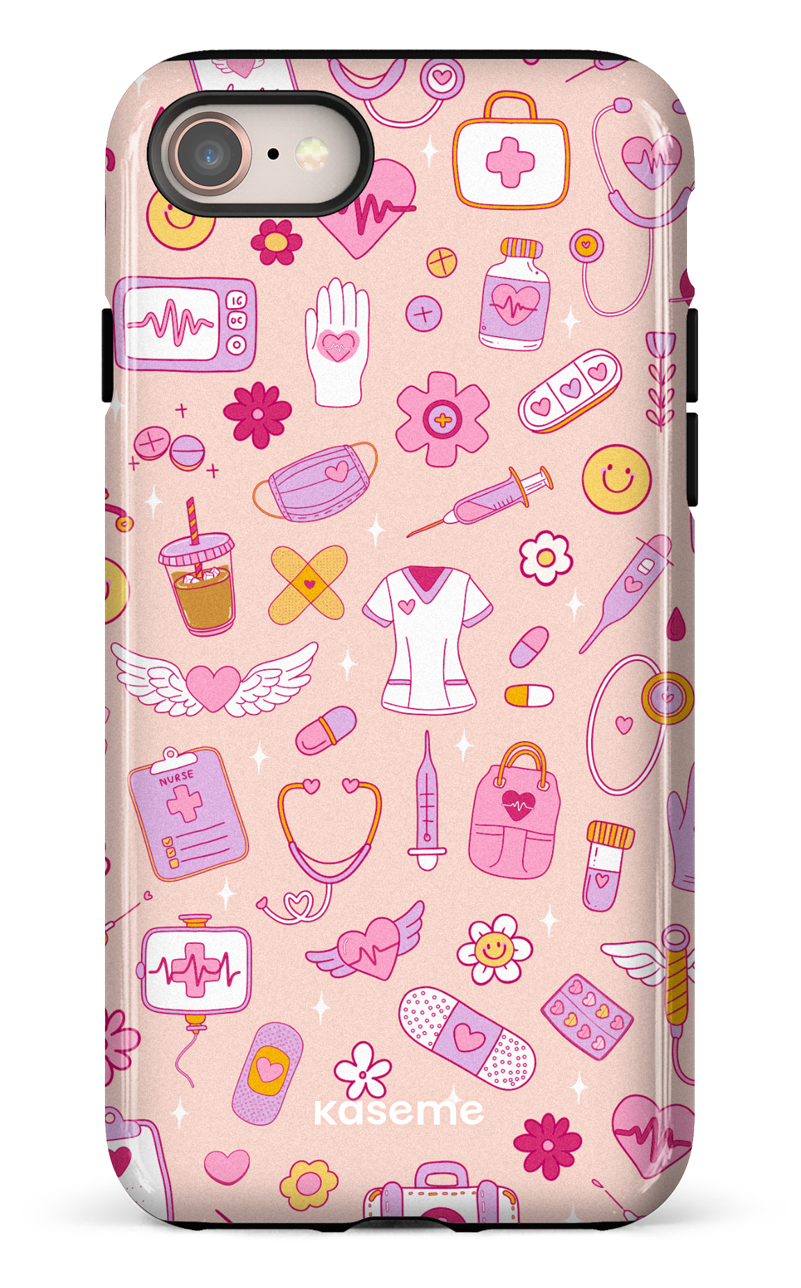 iPhone 8 Tough Code Pink -