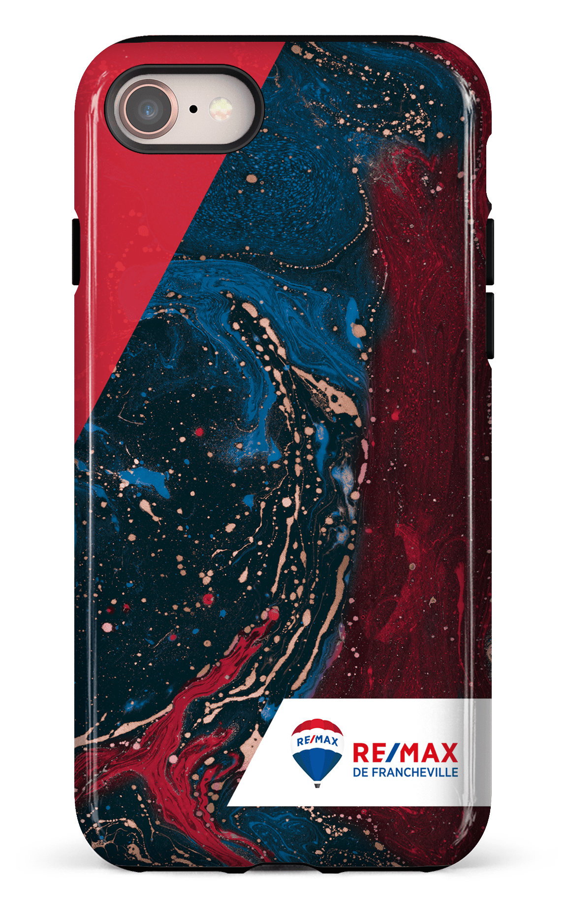 iPhone 8 Tough Peinture marbrée sombre de Francheville -