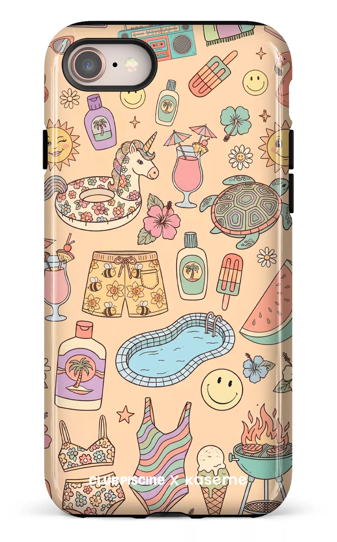 iPhone 8 Tough Summer Icon by Club Piscine -