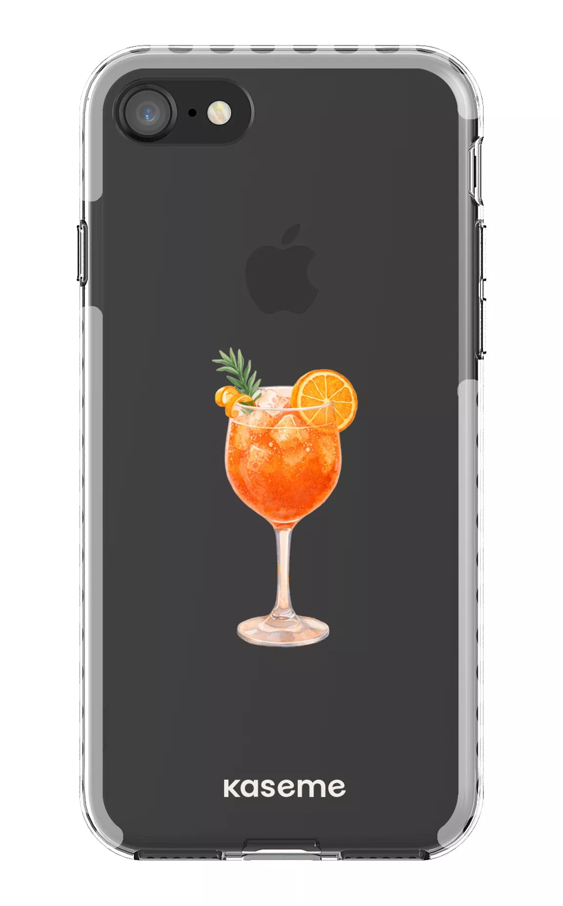 iPhone SE Clear Case - White Aperol Sunset Clear Case -