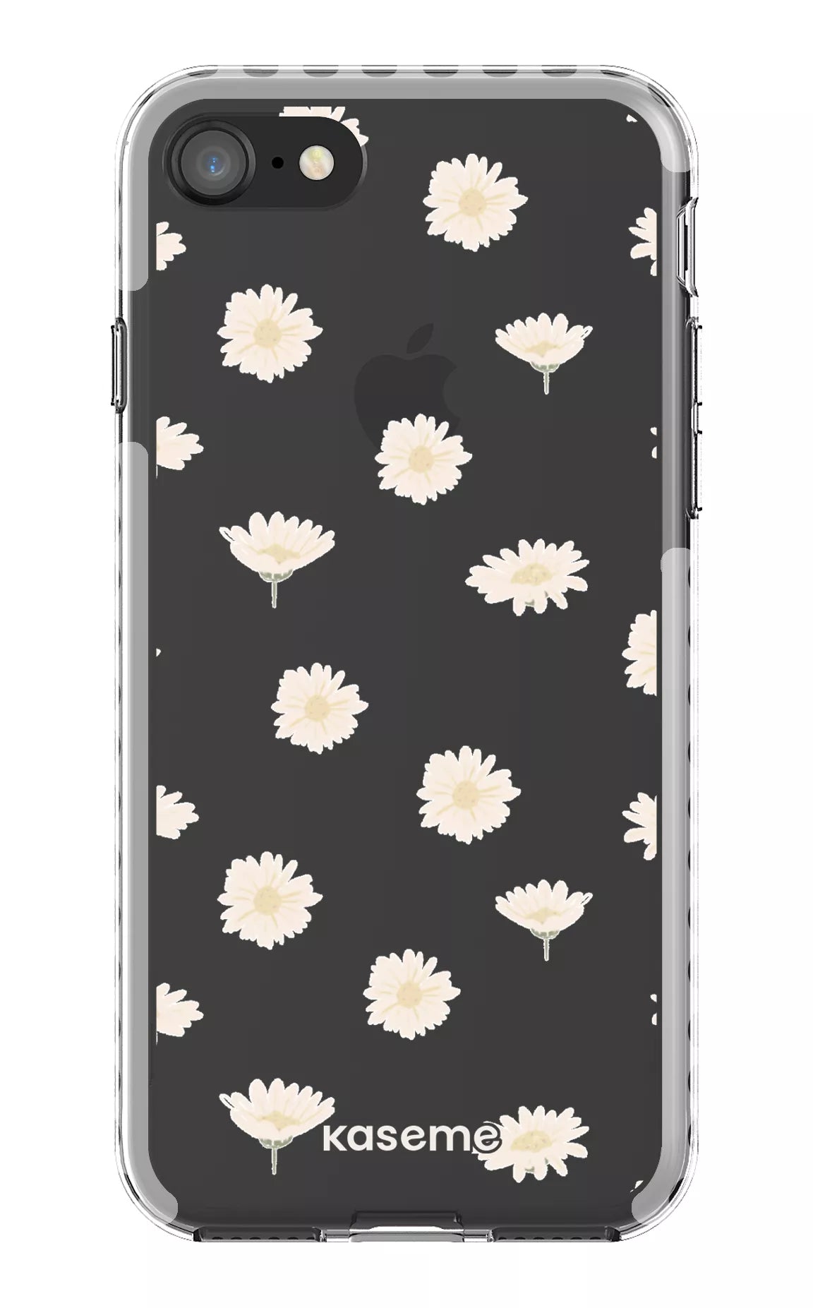 iPhone SE Clear Case - White Bella Clear Case -