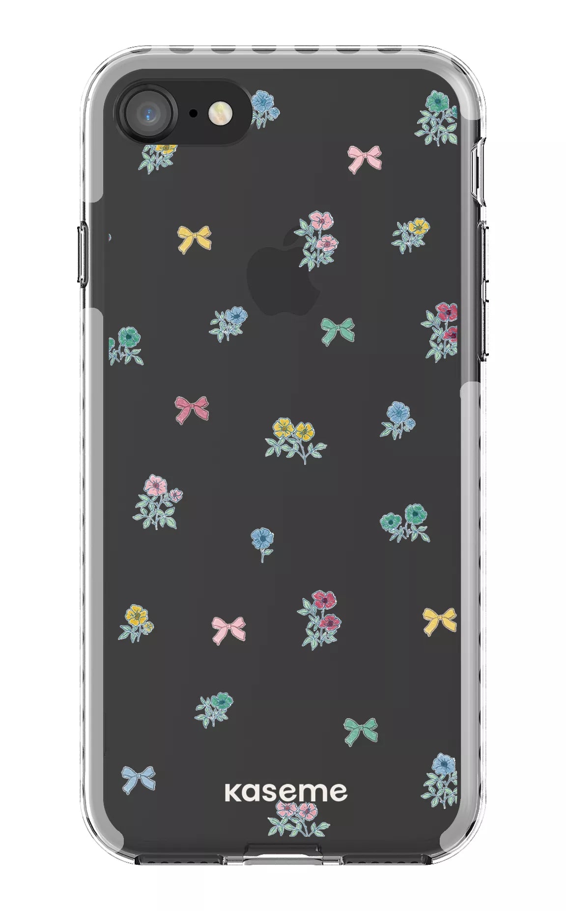 iPhone SE Clear Case - White Graceful Clear Case -