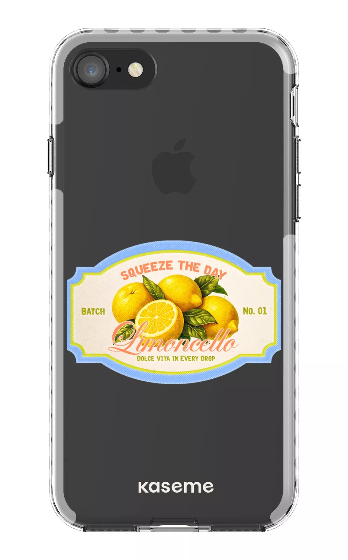 iPhone SE Clear Case - White Limoncello Clear Case -