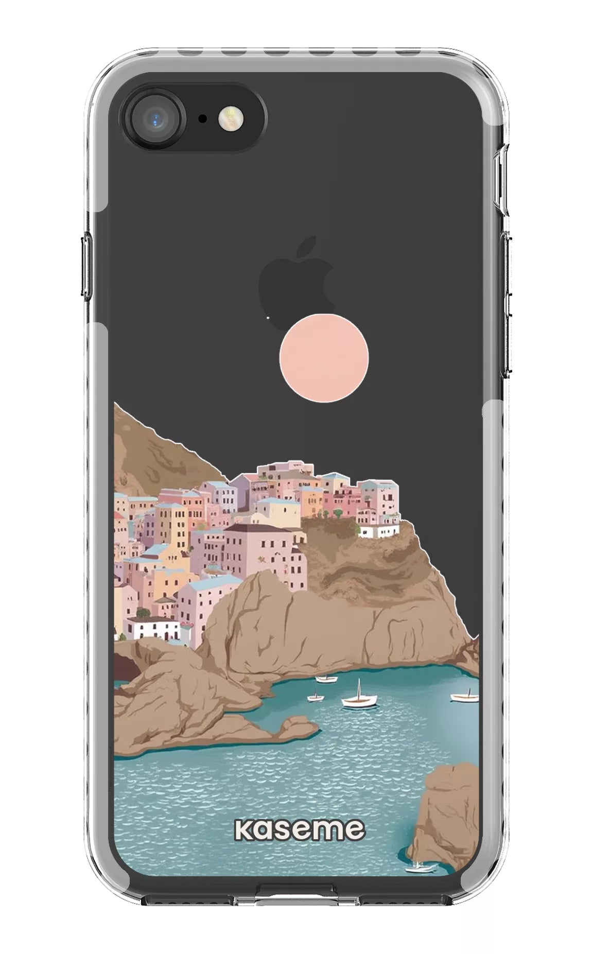 iPhone SE Clear Case - White Mediterrana Clear Case -