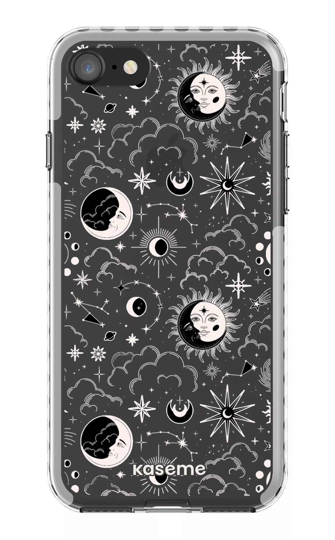 iPhone SE Clear Case - White Milky Way White Clear Case -