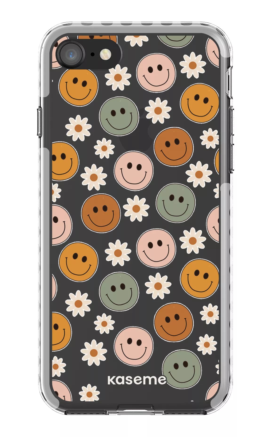 iPhone SE Clear Case - White Smirk Clear Case -