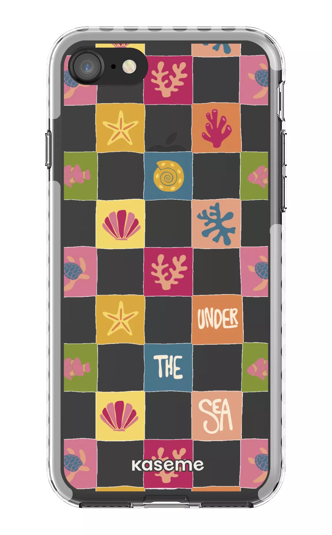 iPhone SE Clear Case - White Under the sea Clear Case -