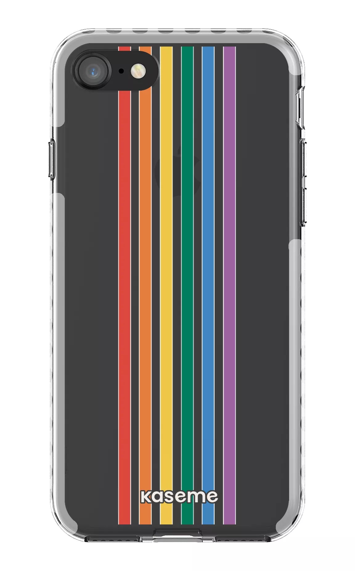iPhone SE Clear Case - White We're coming out Clear Case -
