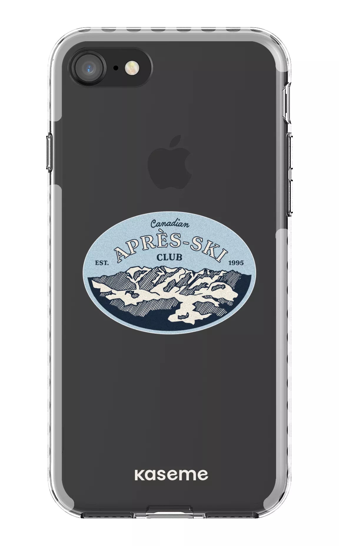 iPhone SE Clear Case - White Whistler Clear Case -