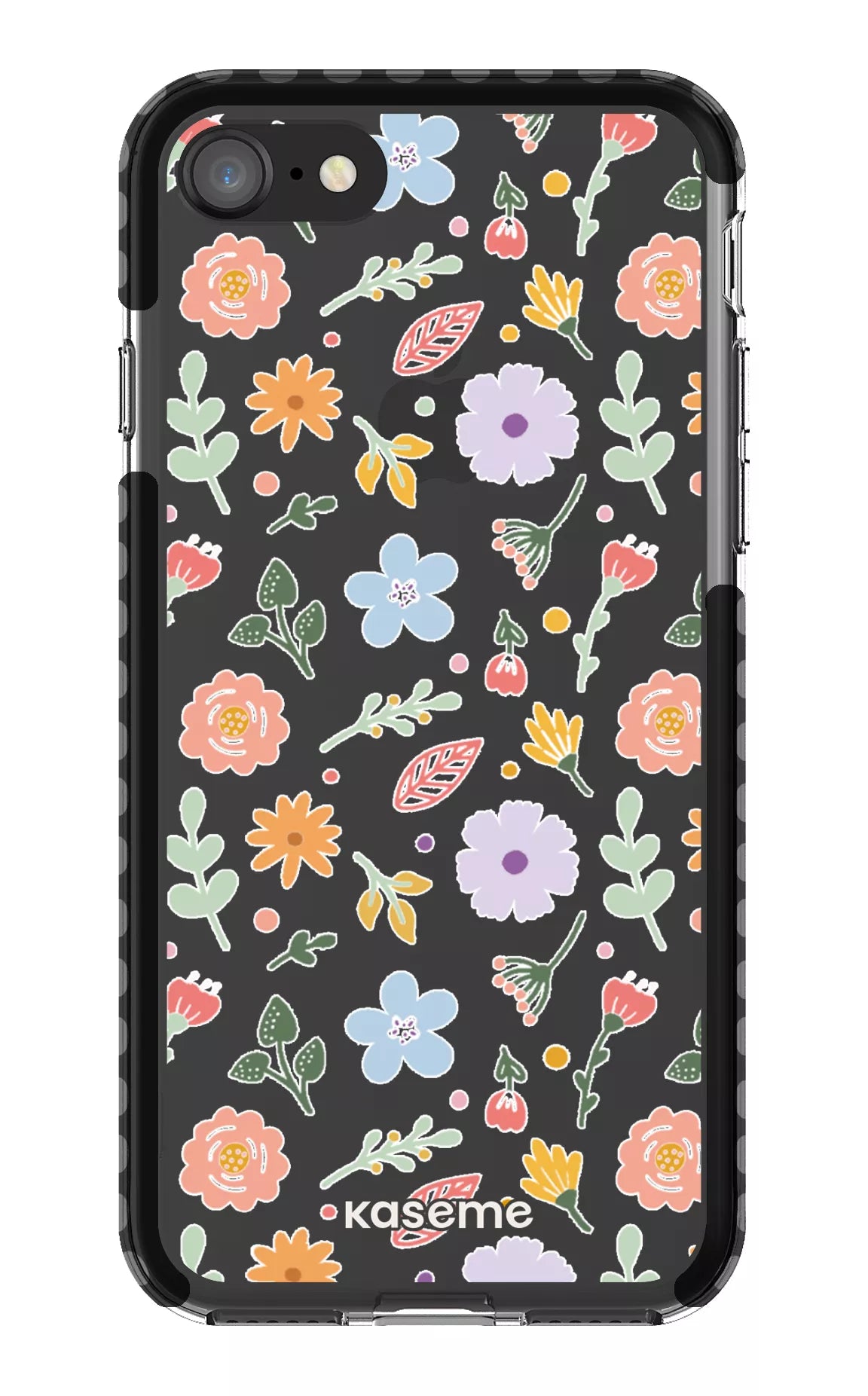 iPhone SE Clear Case Black Charm Clear Case -