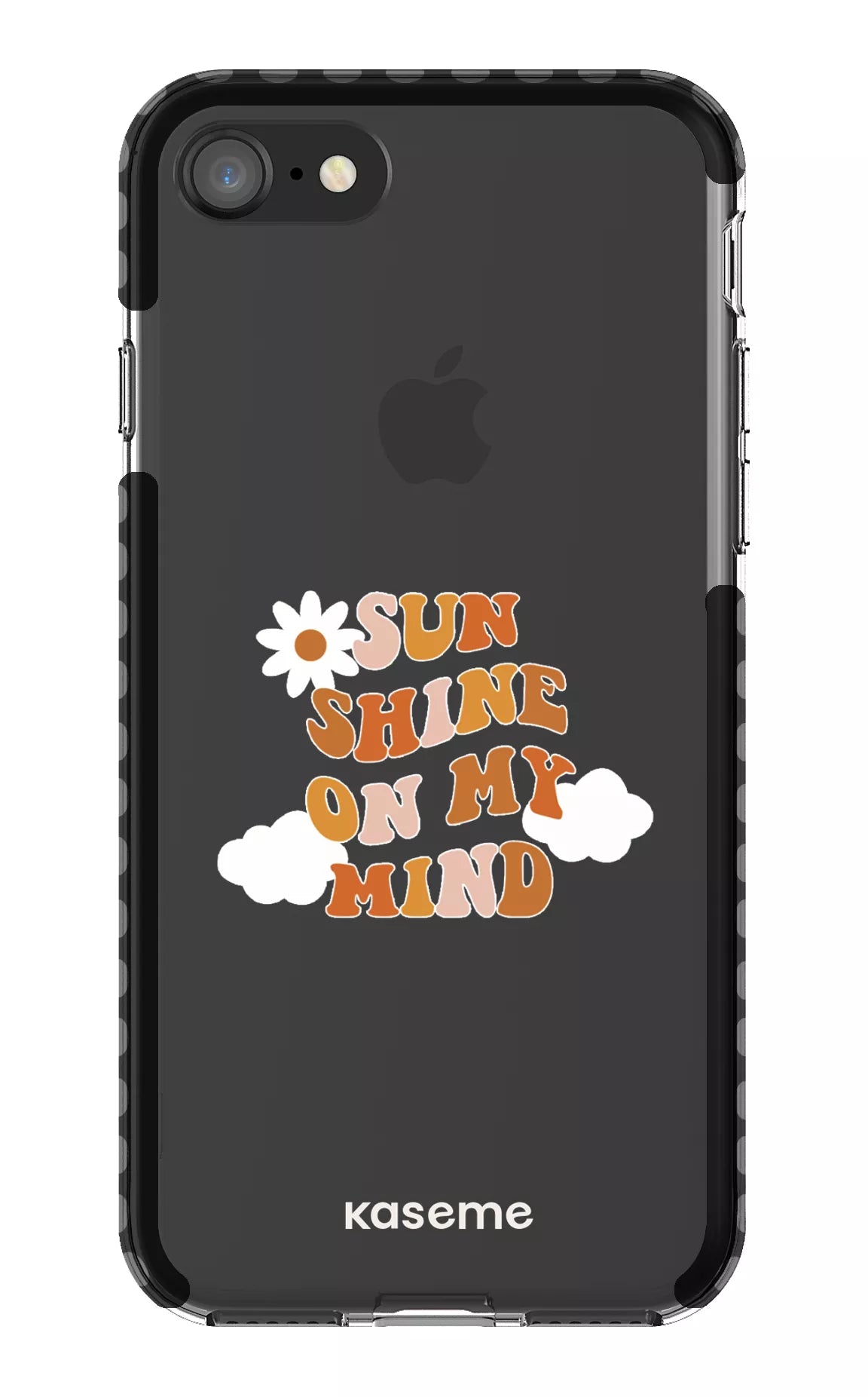 iPhone SE Clear Case Black Cheerful Clear Case -