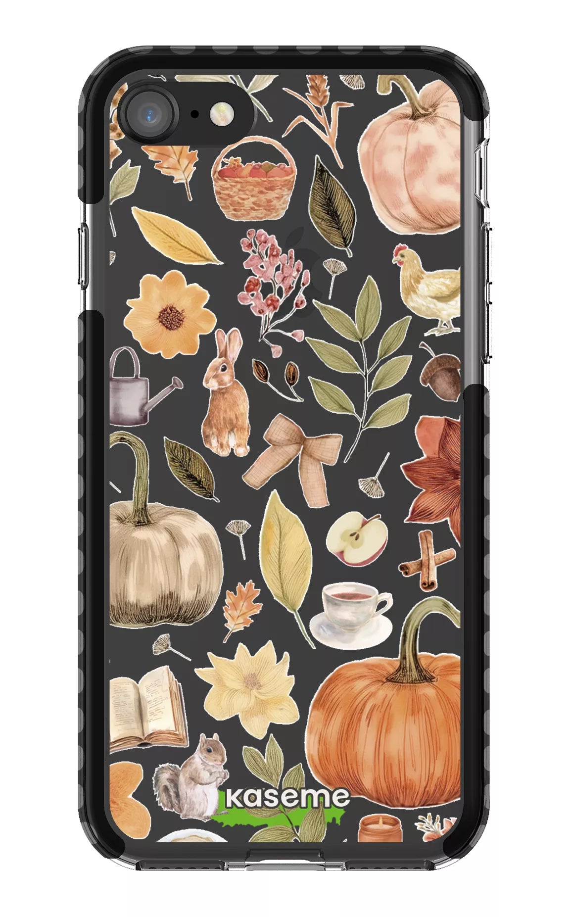 iPhone SE Clear Case Black Harvest Hues Clear Case -