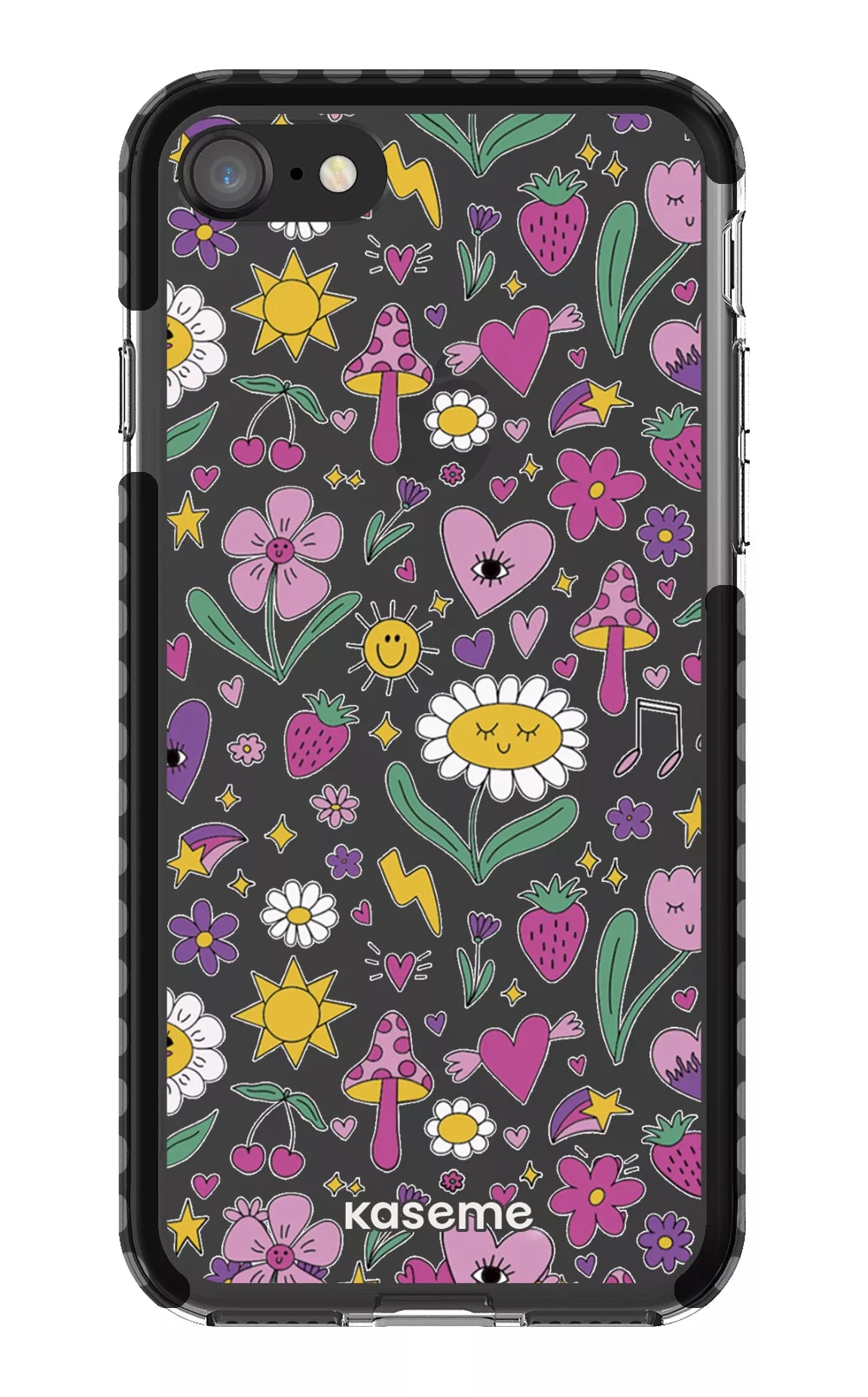 iPhone SE Clear Case Black Hypnotize Clear Case -