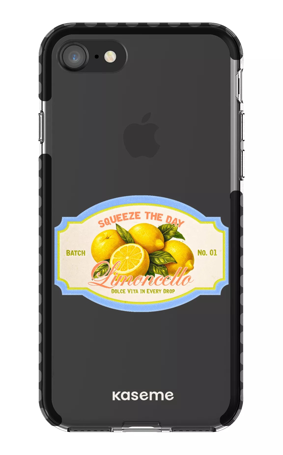 iPhone SE Clear Case Black Limoncello Clear Case -