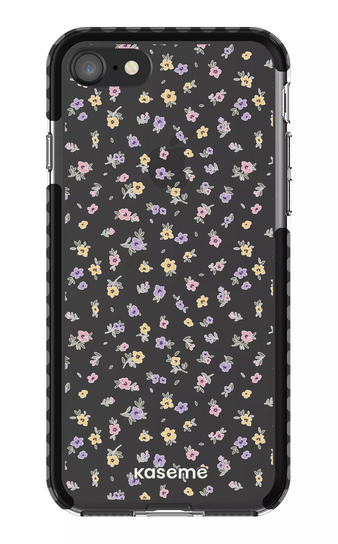 iPhone SE Clear Case Black Porcelain Blossom Clear Case -