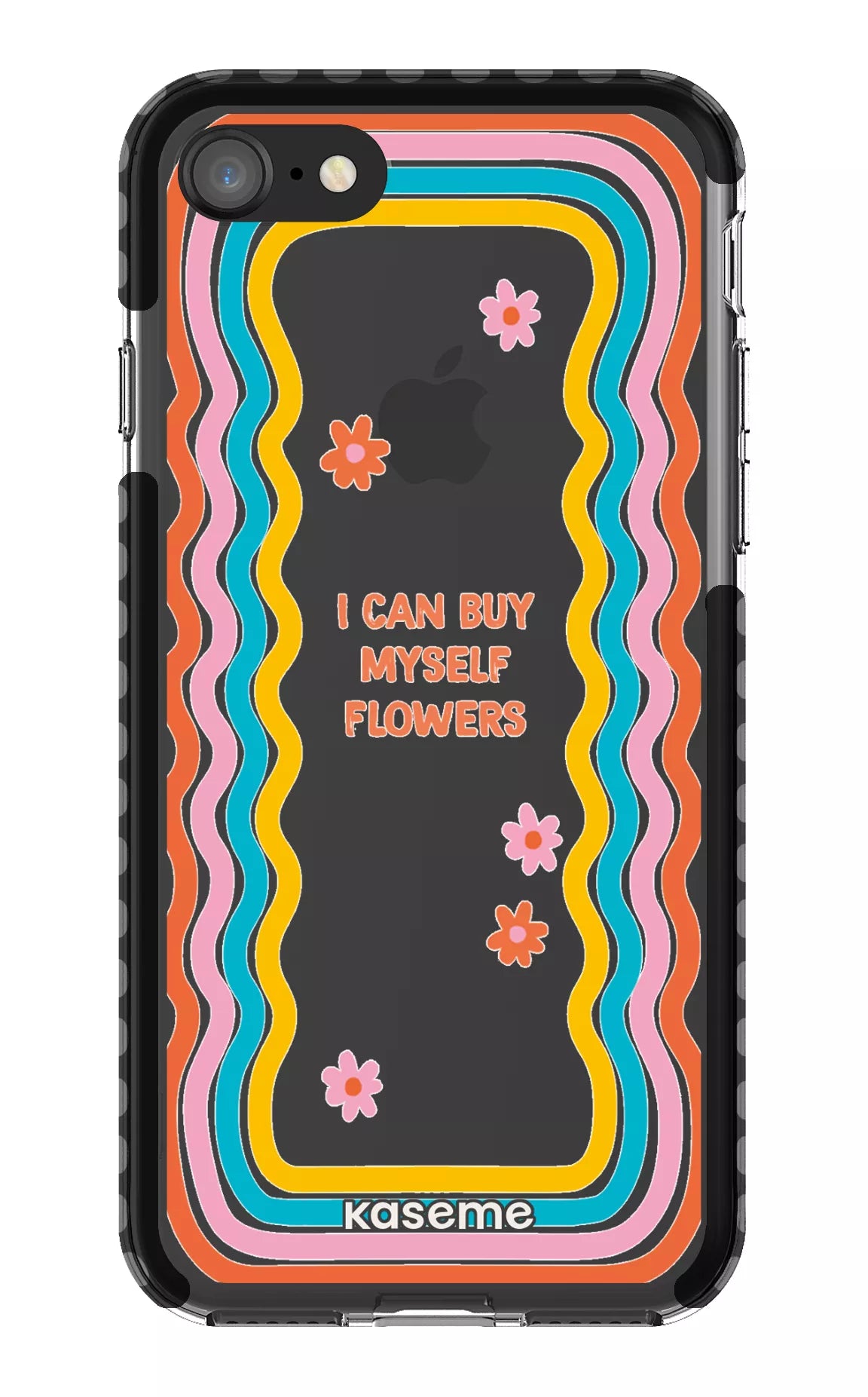 iPhone SE Clear Case Black She Can Clear Case -