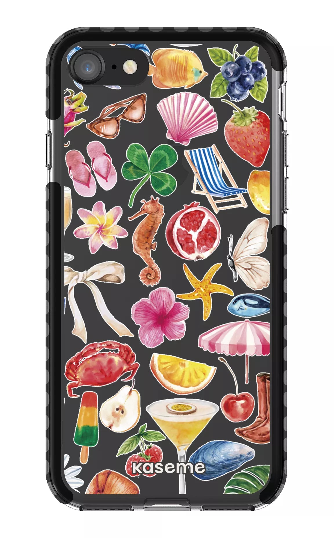 iPhone SE Clear Case Black St-Tropez Clear Case -