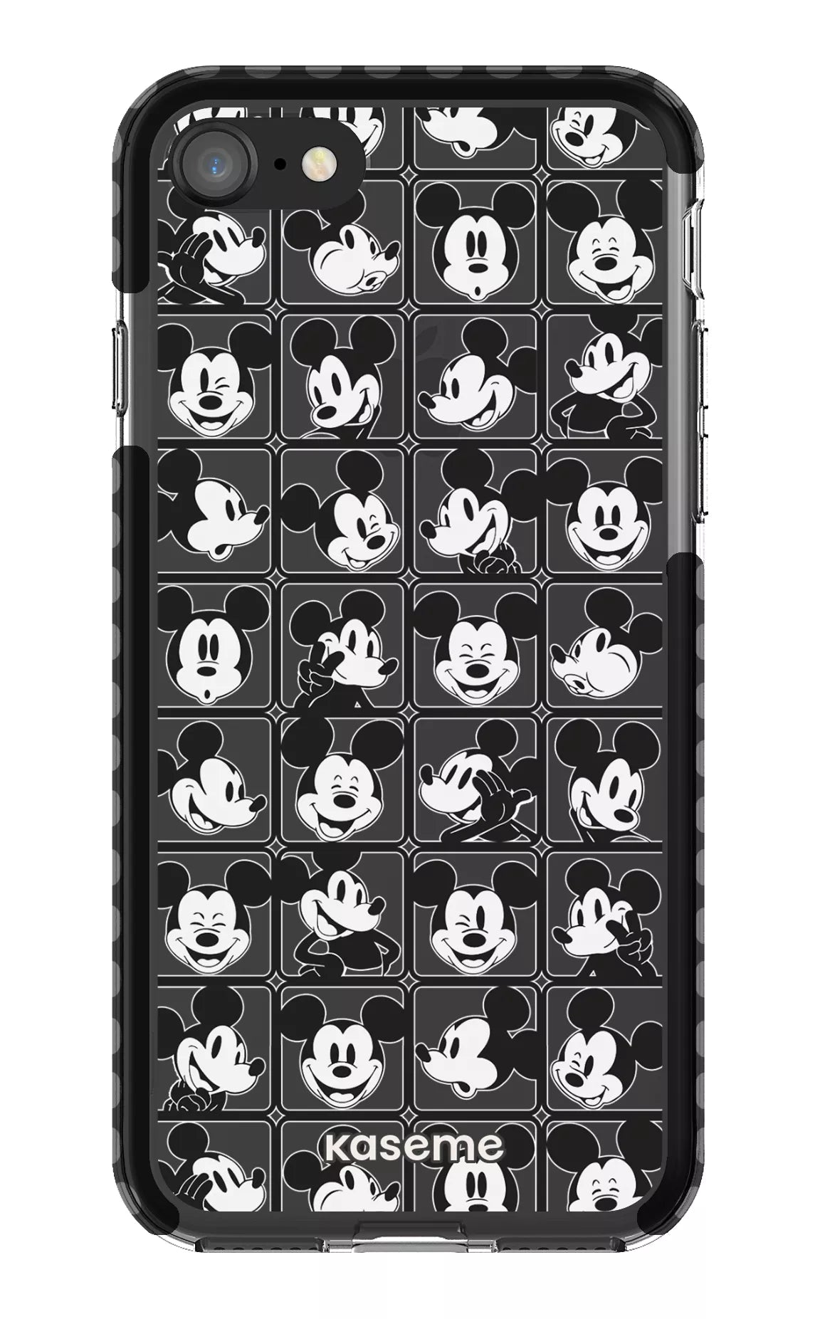 iPhone SE Clear Case Black Whimsy Clear Case -