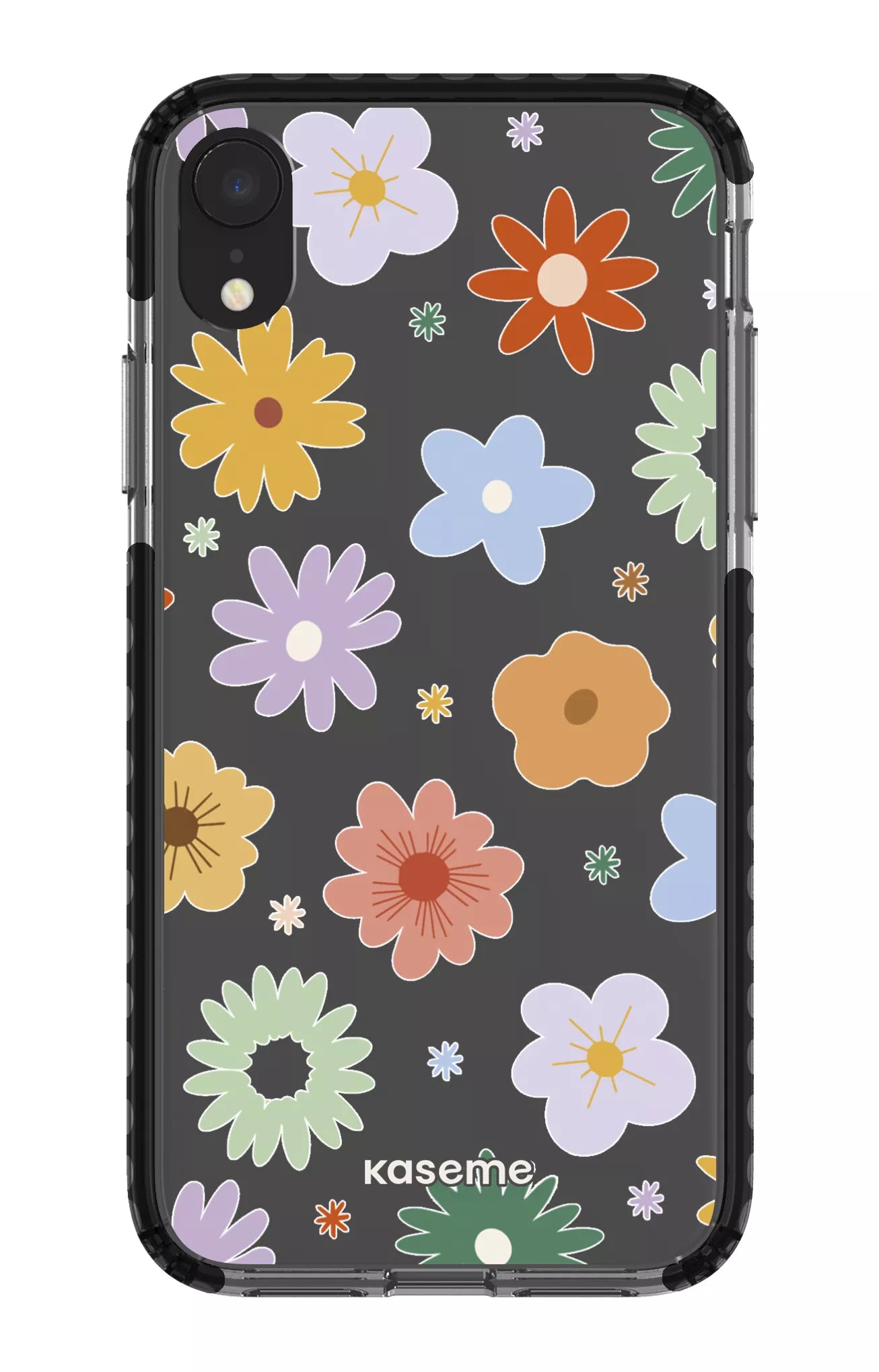 iPhone XR Clear Case - Black Adore Clear Case -