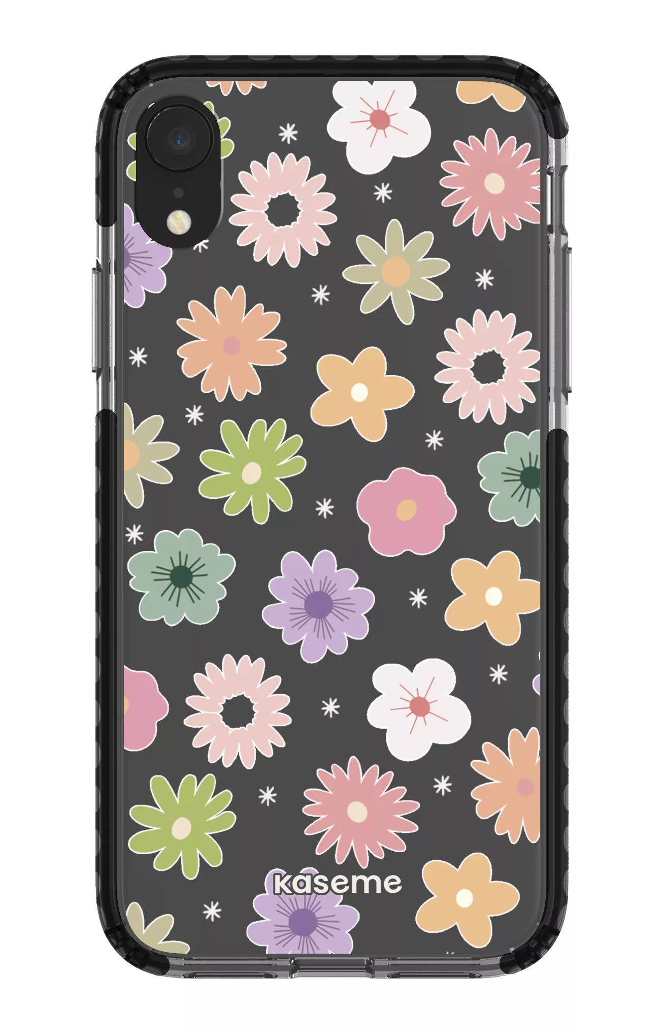 iPhone XR Clear Case - Black Adore small Clear Case -