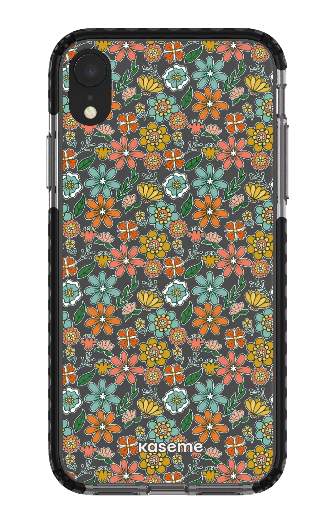 iPhone XR Clear Case - Black Bohemian Clear Case -