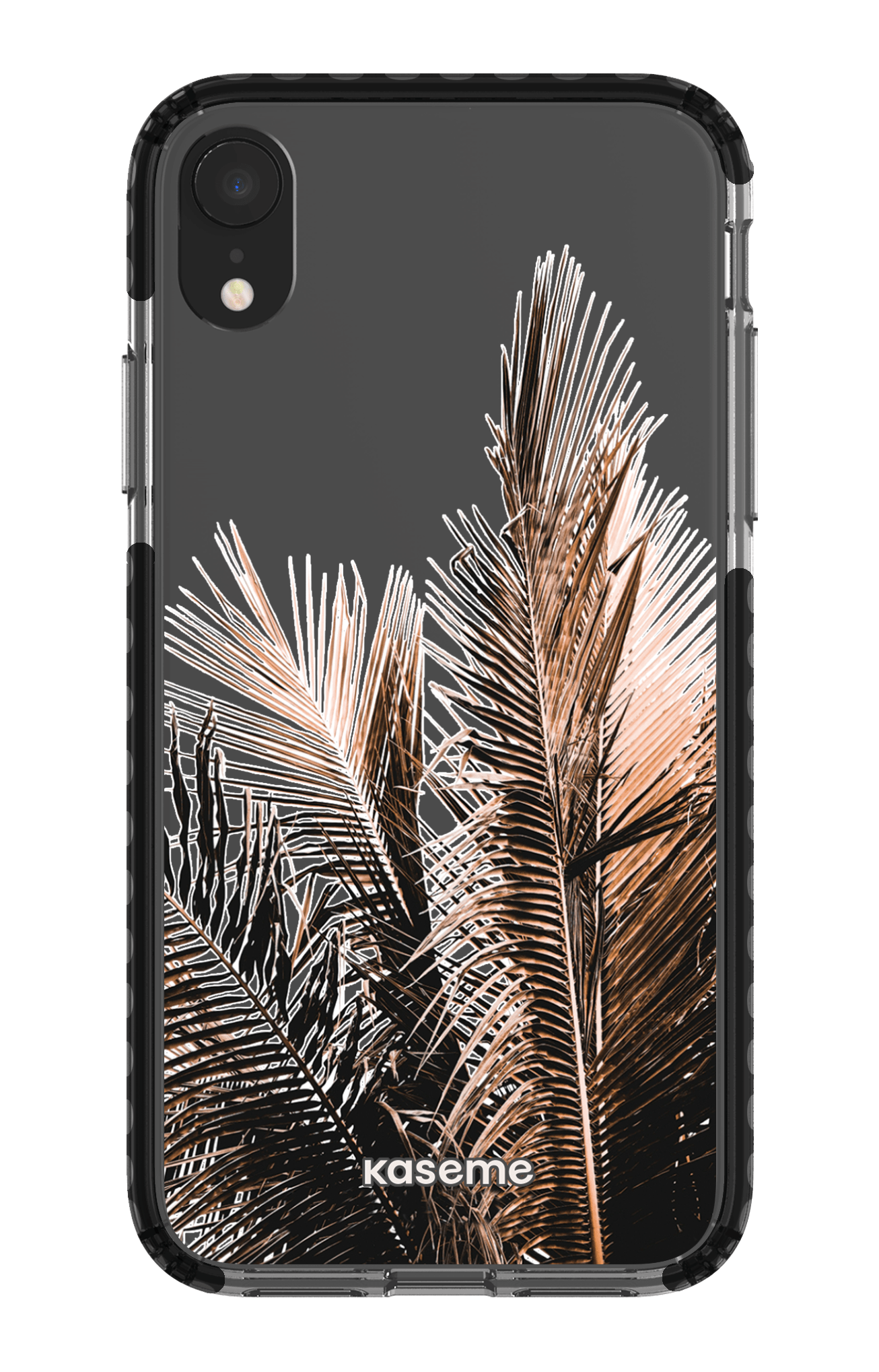 iPhone XR Clear Case - Black Cali Clear Case -