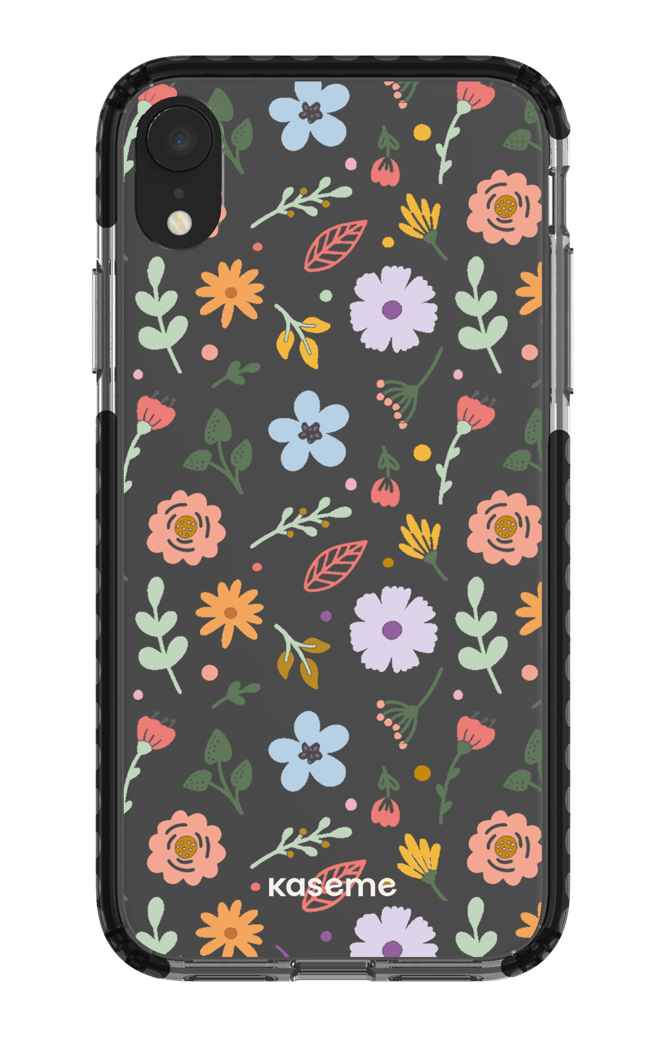 iPhone XR Clear Case - Black Charm Clear Case -