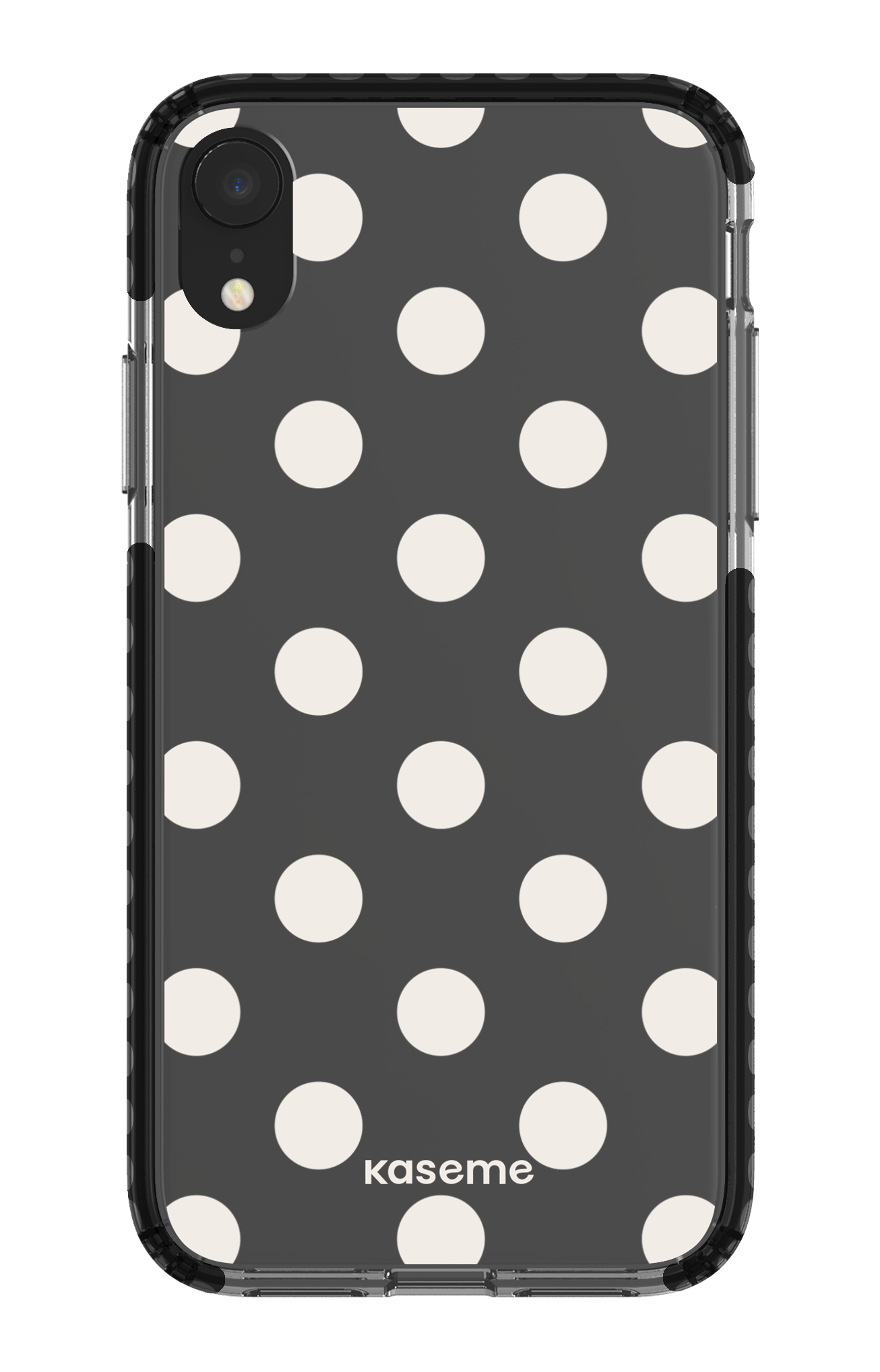 iPhone XR Clear Case - Black Couture Clear Case -
