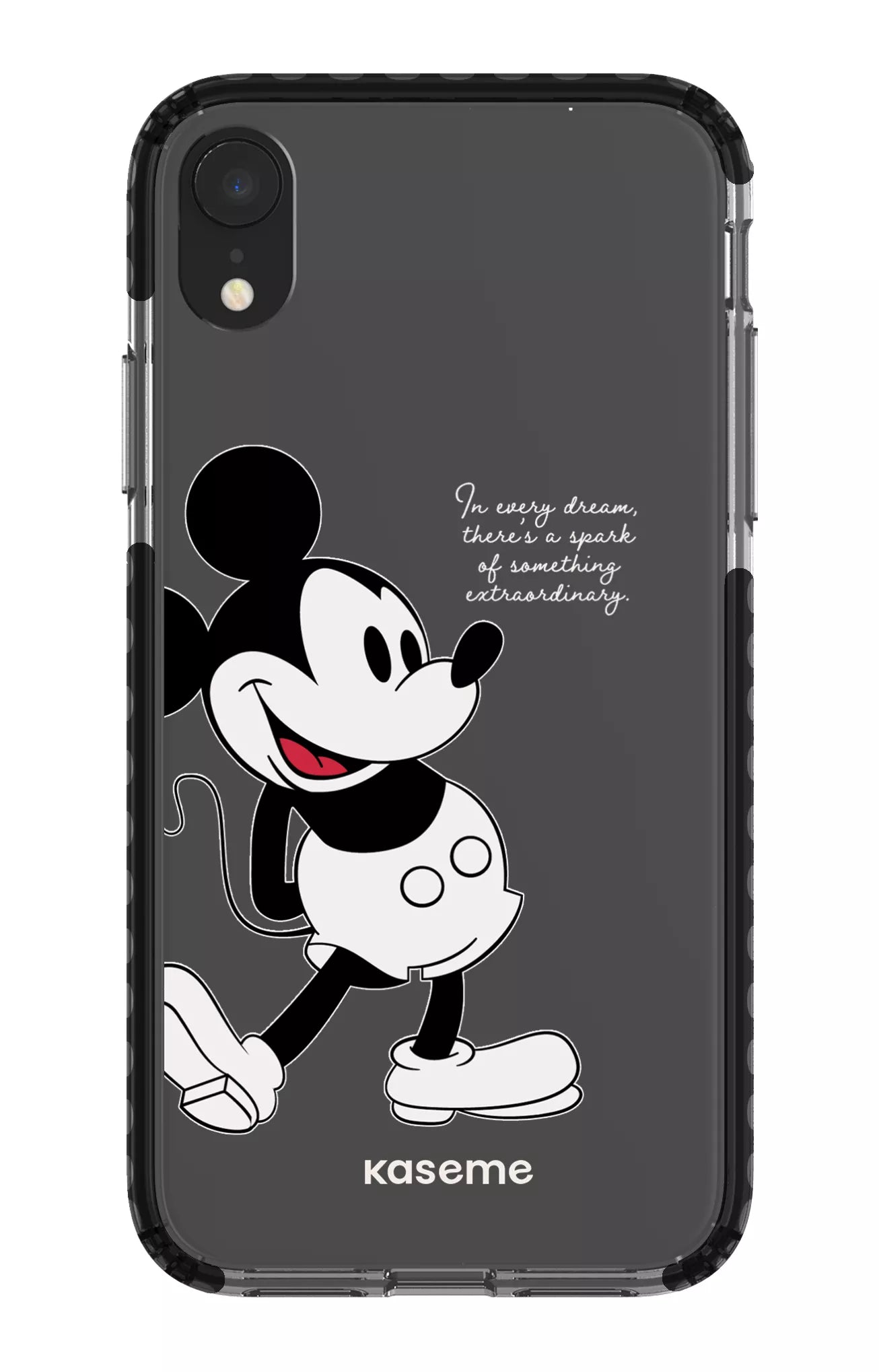 iPhone XR Clear Case - Black Dreamscape Clear Case -