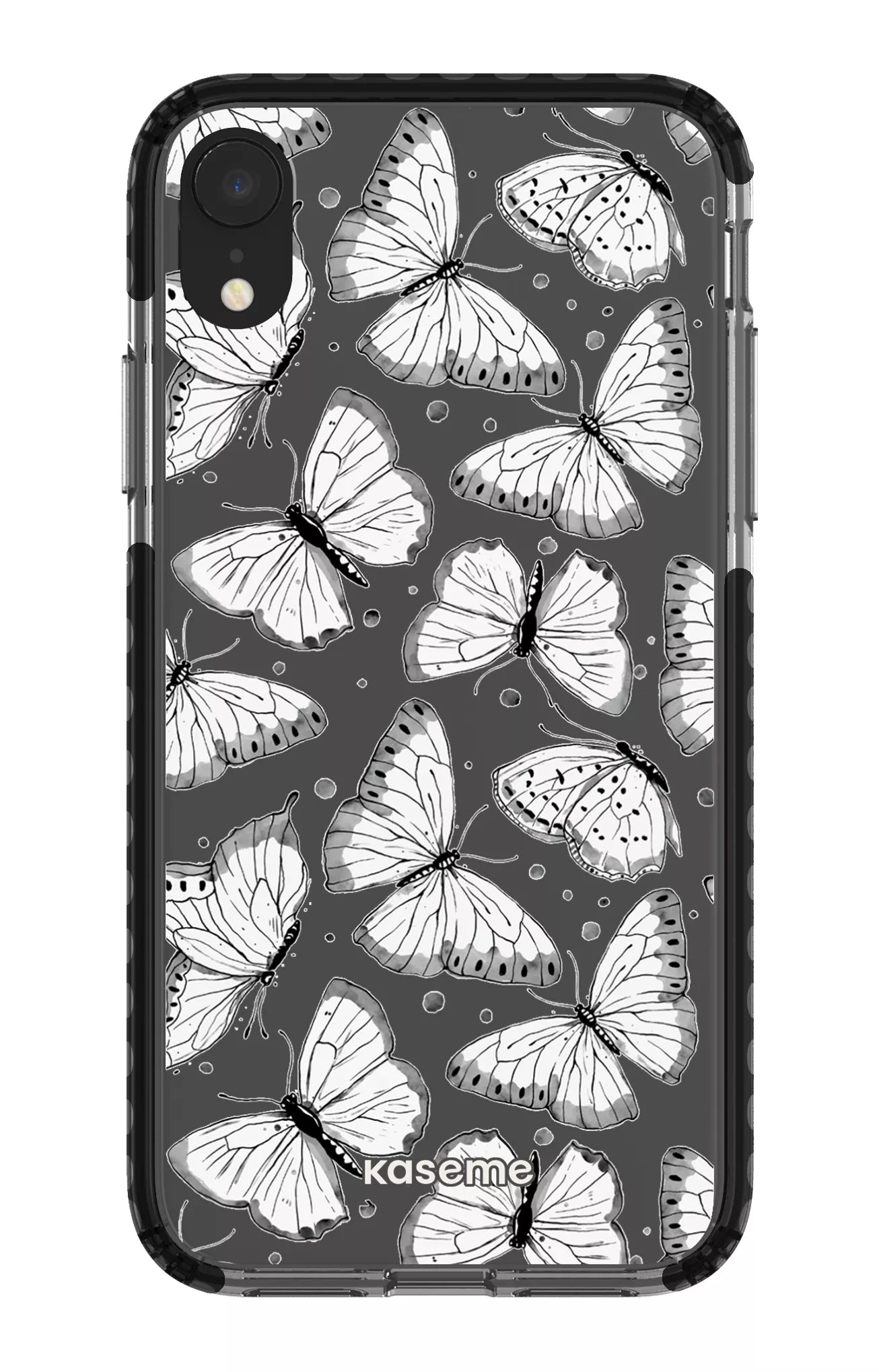 iPhone XR Clear Case - Black Float Clear Case -