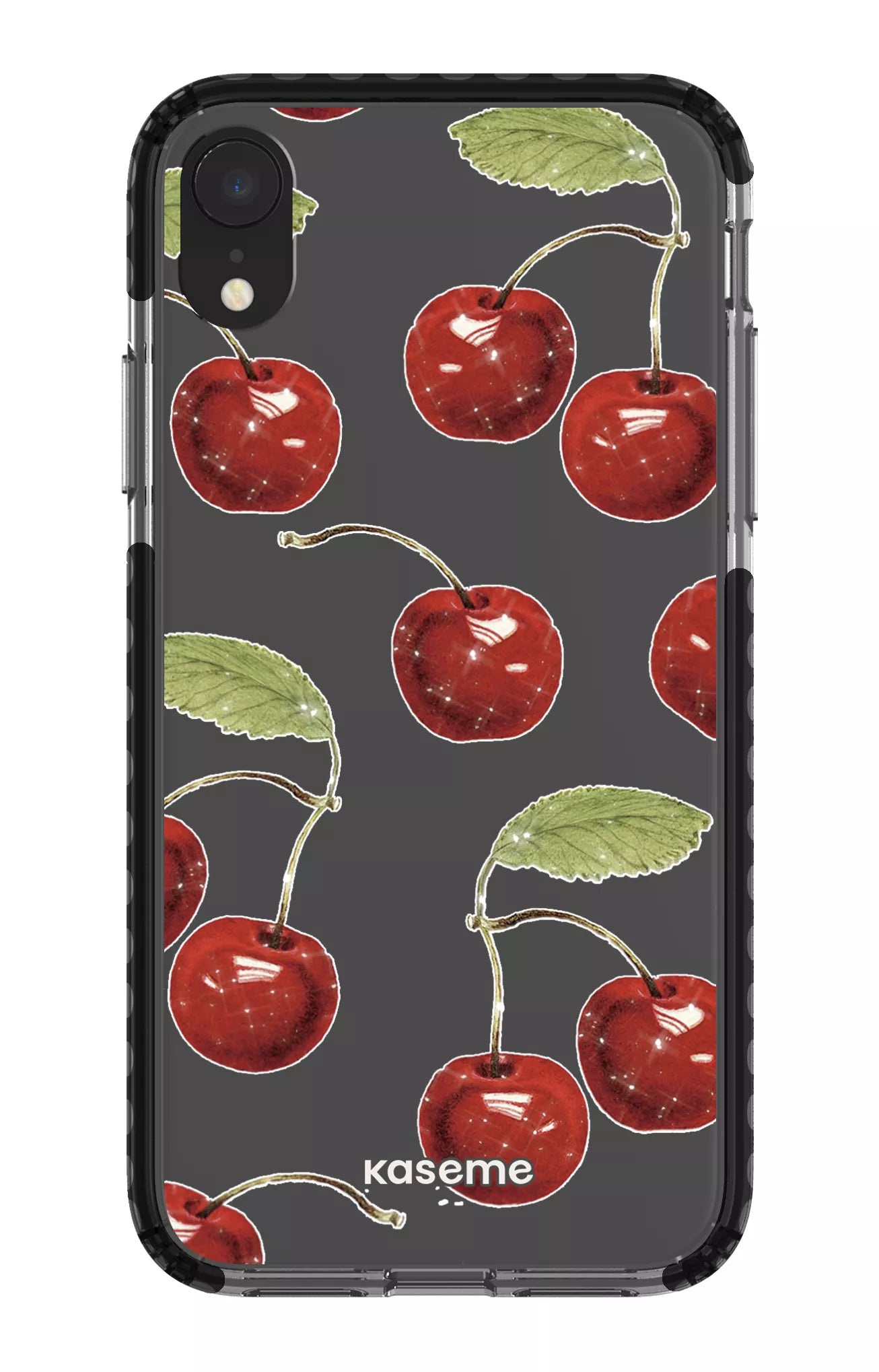 iPhone XR Clear Case - Black Juicy Clear Case -