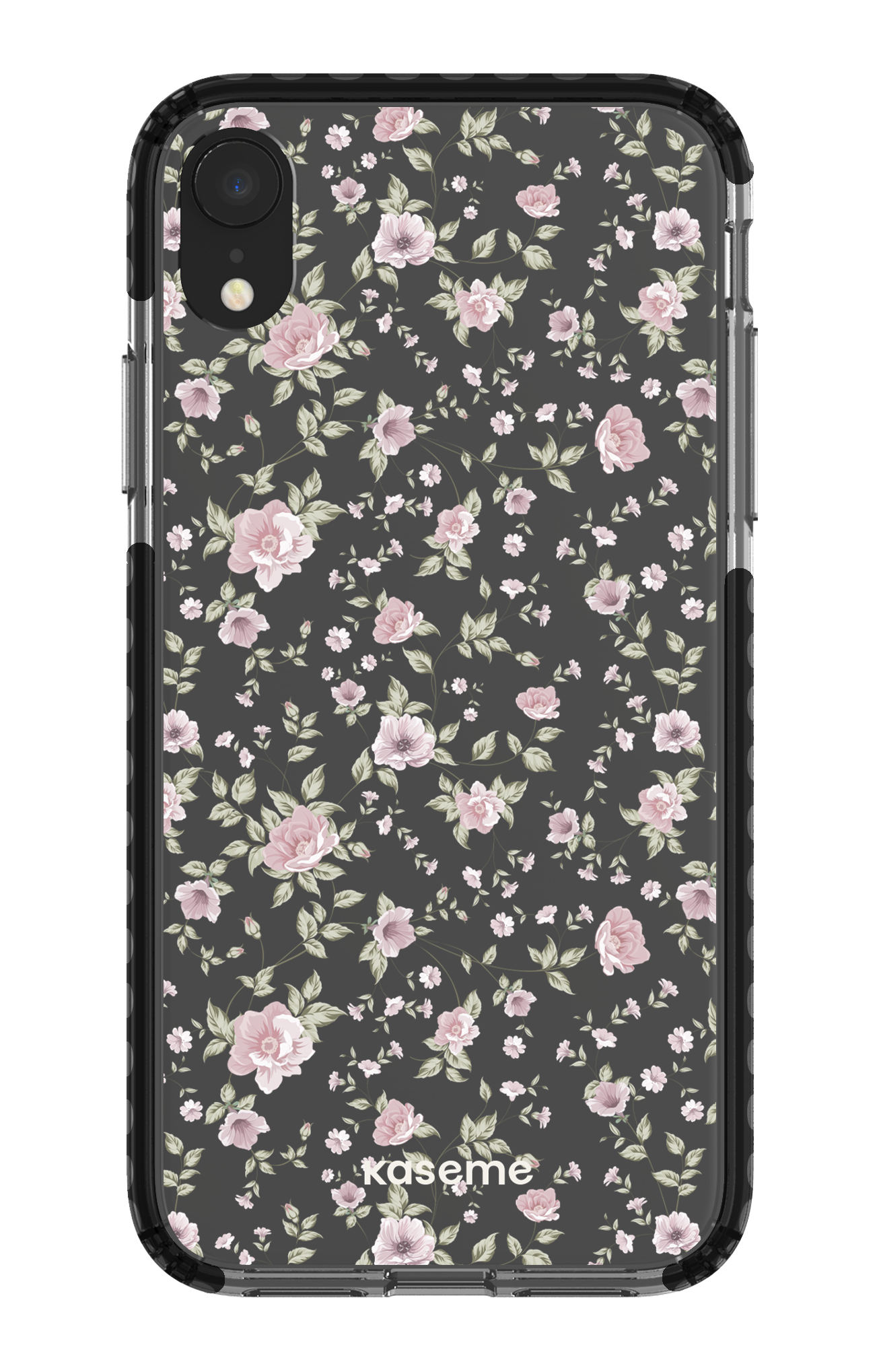 iPhone XR Clear Case - Black La Vie en Rose Clear Case -