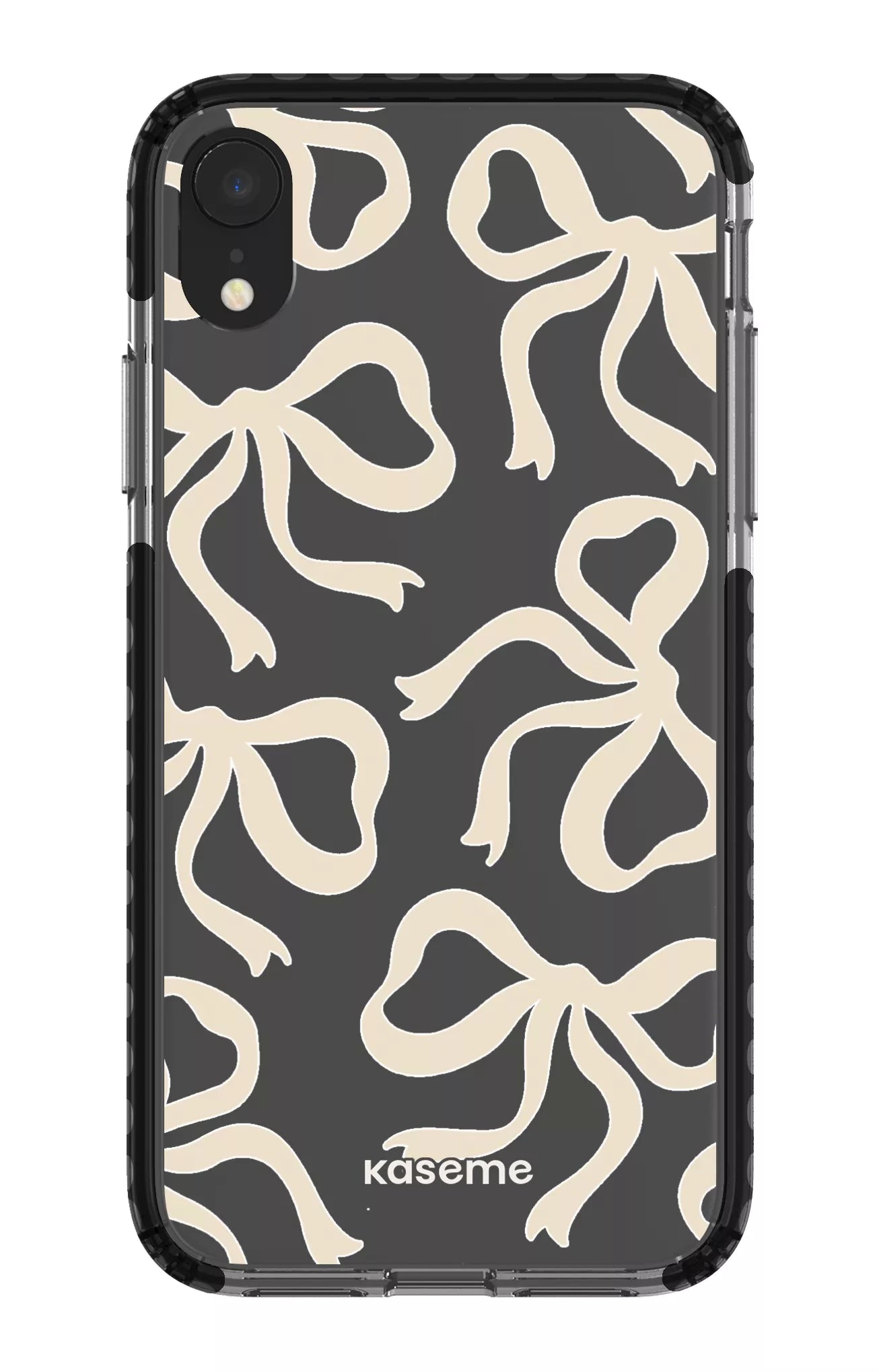 iPhone XR Clear Case - Black Lace Clear Case -