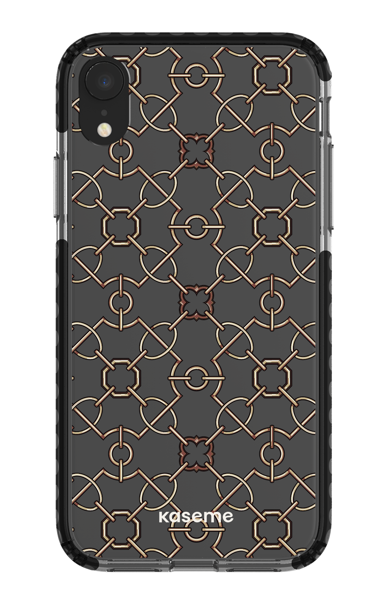 iPhone XR Clear Case - Black Refined Clear Case -