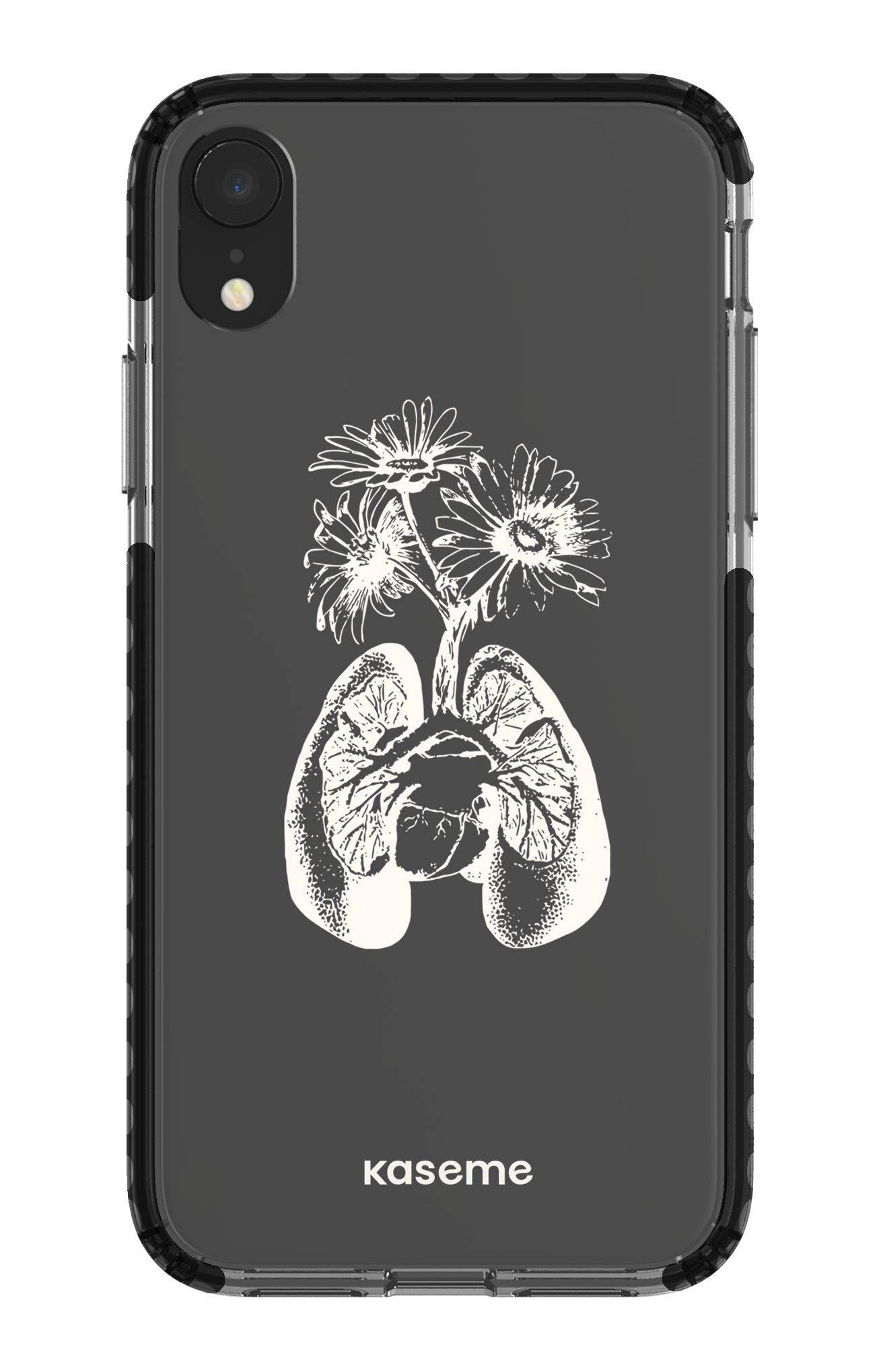 iPhone XR Clear Case - Black Revival clear case -