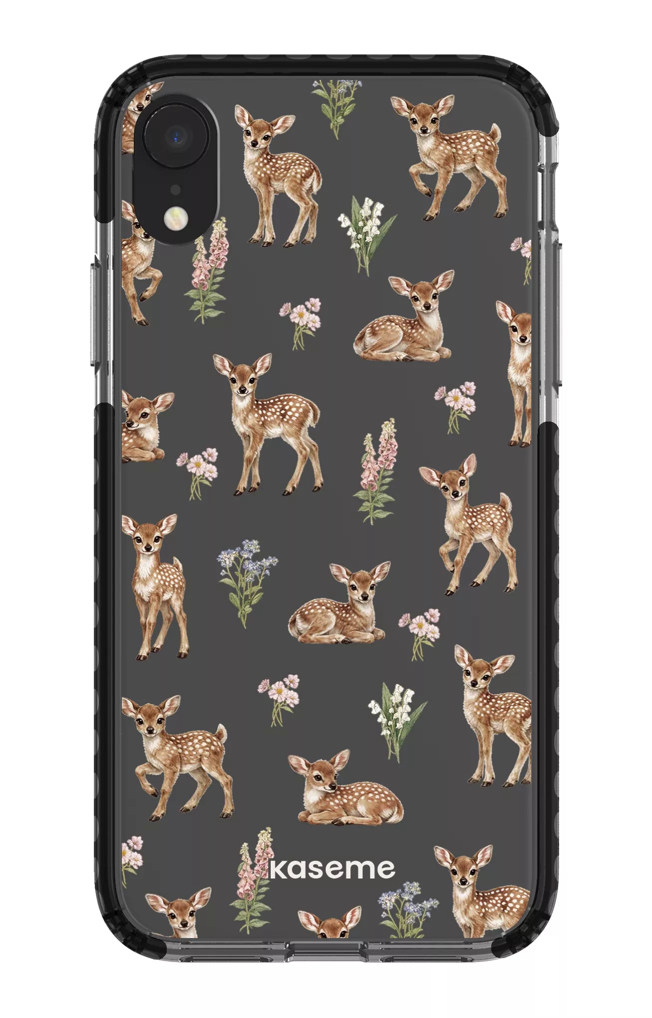 iPhone XR Clear Case - Black Sweet Bambi Clear Case -