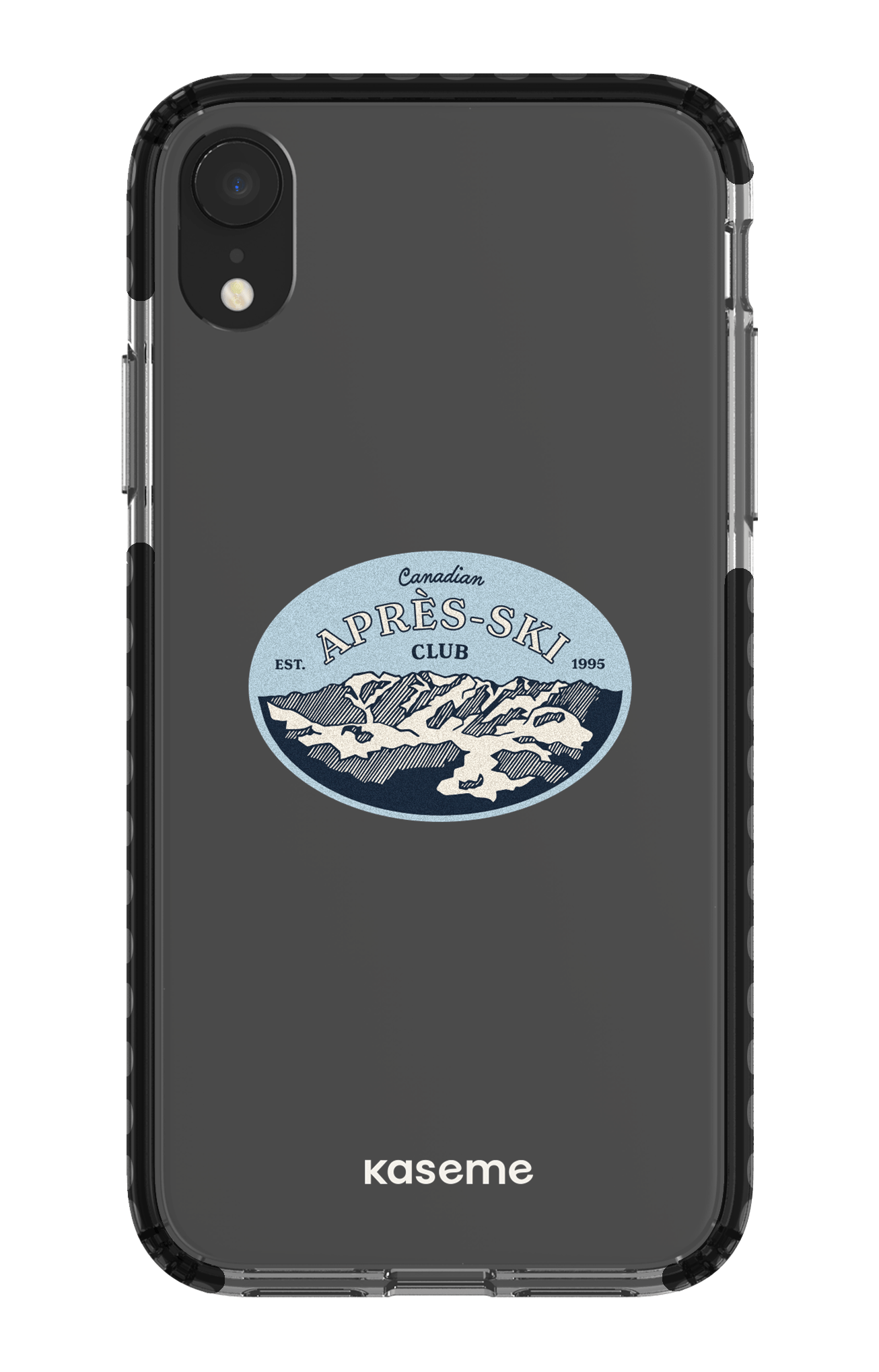 iPhone XR Clear Case - Black Whistler Clear Case -