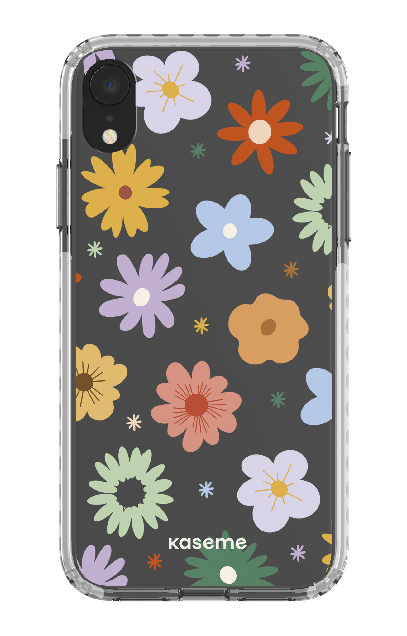 iPhone XR Clear Case - White Adore Clear Case -