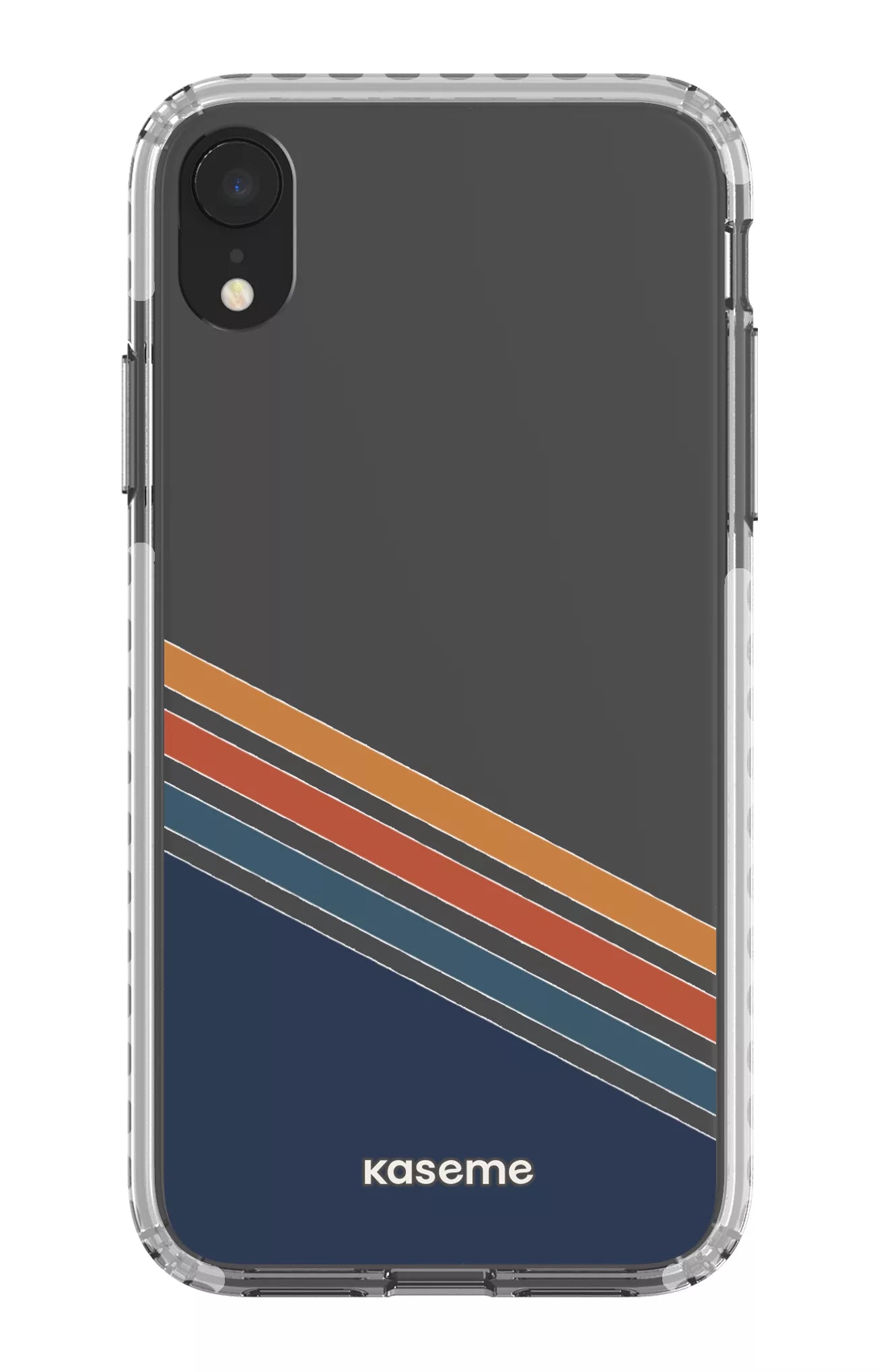 iPhone XR Clear Case - White Bitter Clear Case -