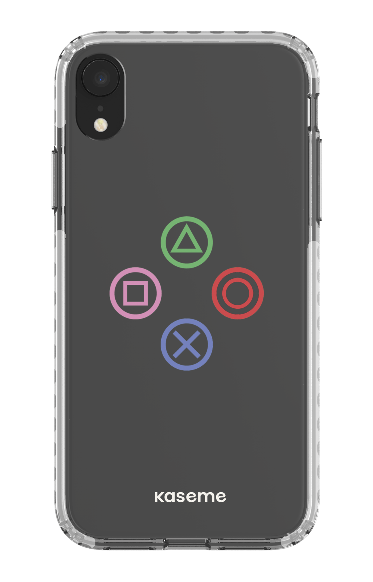 iPhone XR Clear Case - White Console clear case -