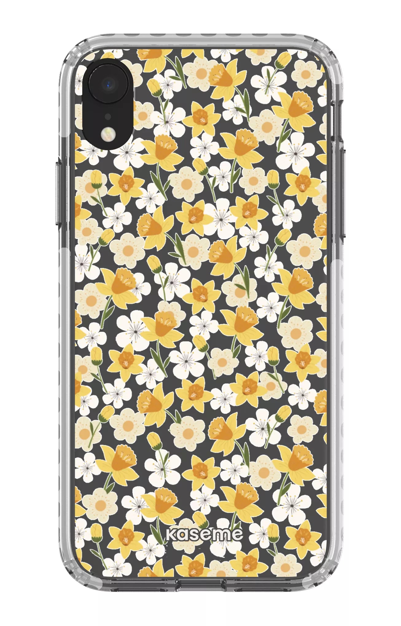 iPhone XR Clear Case - White Daffodil Clear Case -