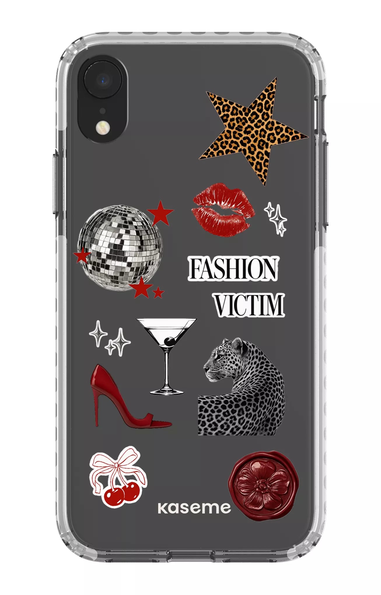 iPhone XR Clear Case - White Desire Clear Case -