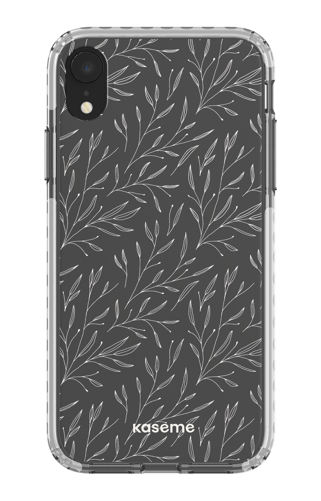 iPhone XR Clear Case - White Hibiscus Clear Case -