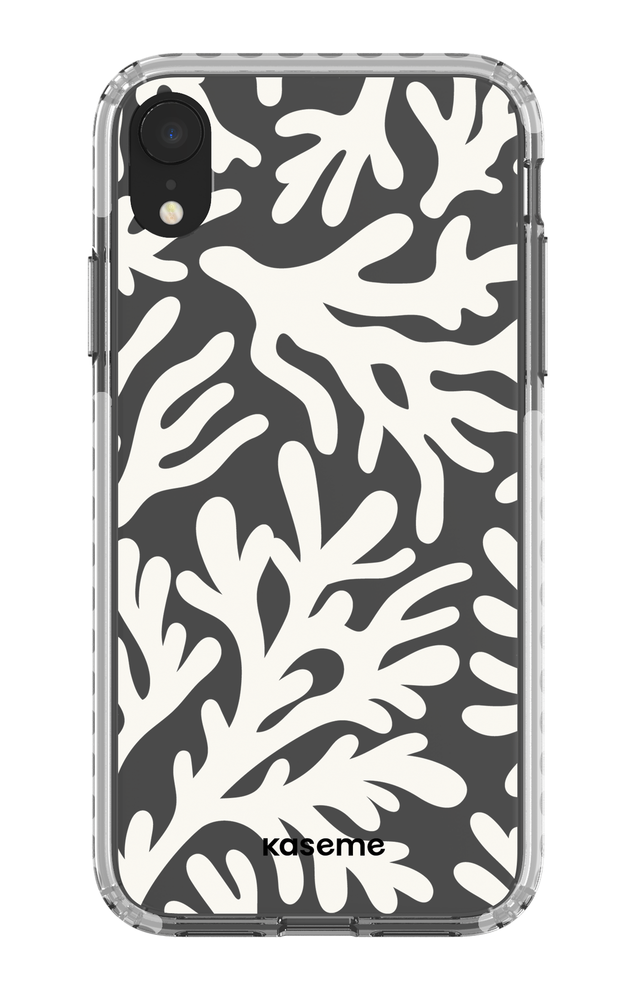 iPhone XR Clear Case - White Koralia Clear Case -