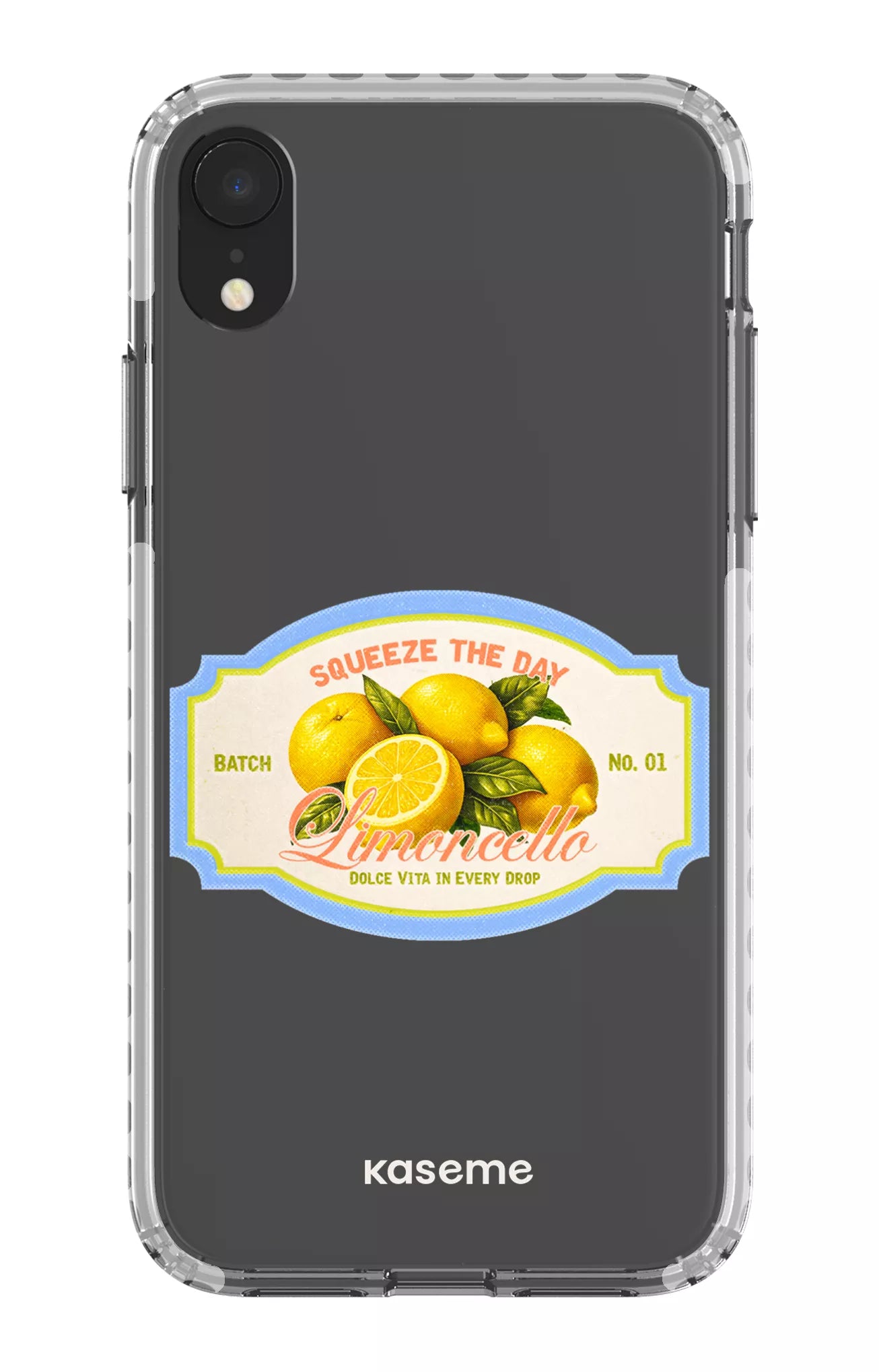 iPhone XR Clear Case - White Limoncello Clear Case -