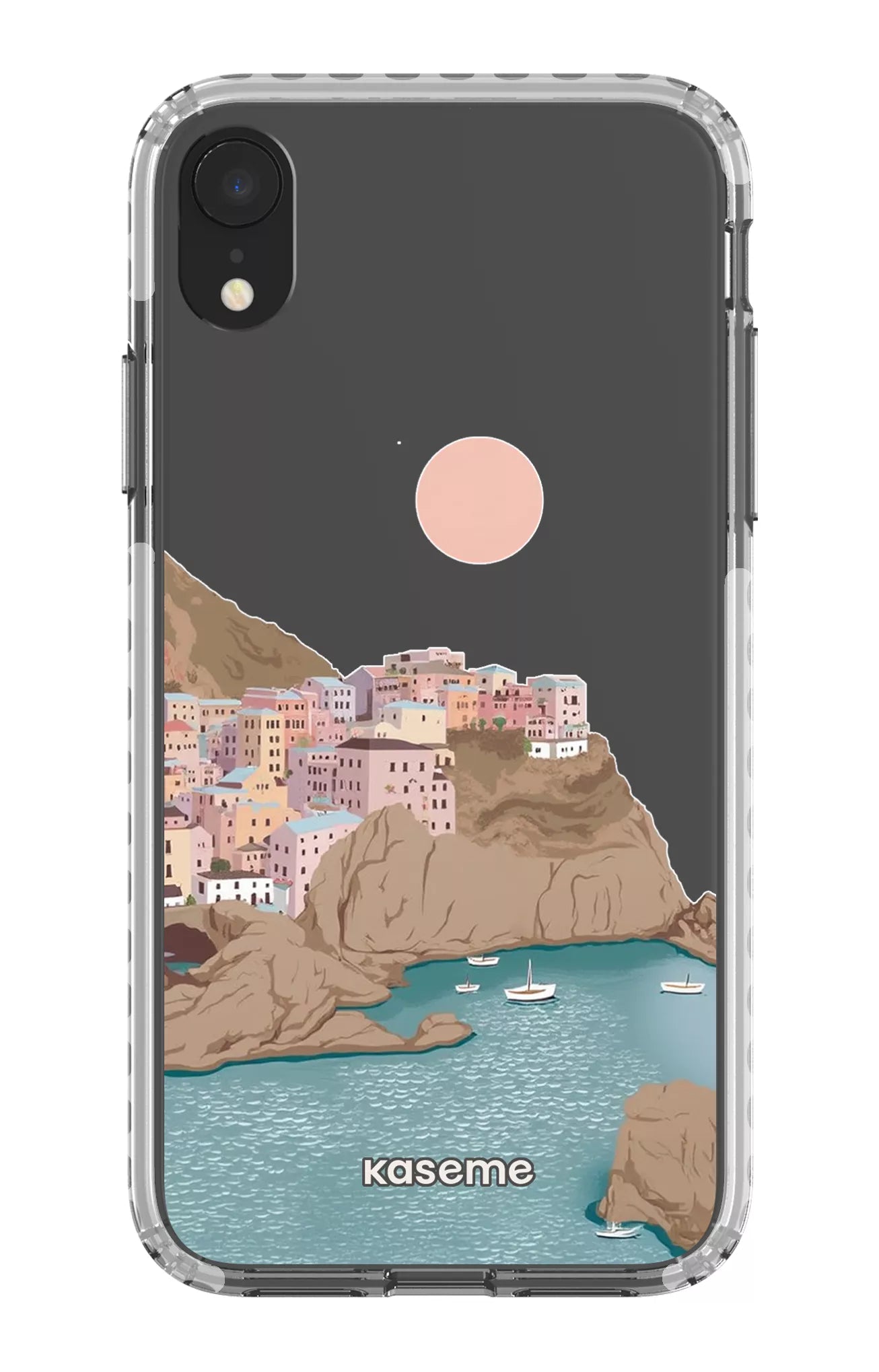 iPhone XR Clear Case - White Mediterrana Clear Case -