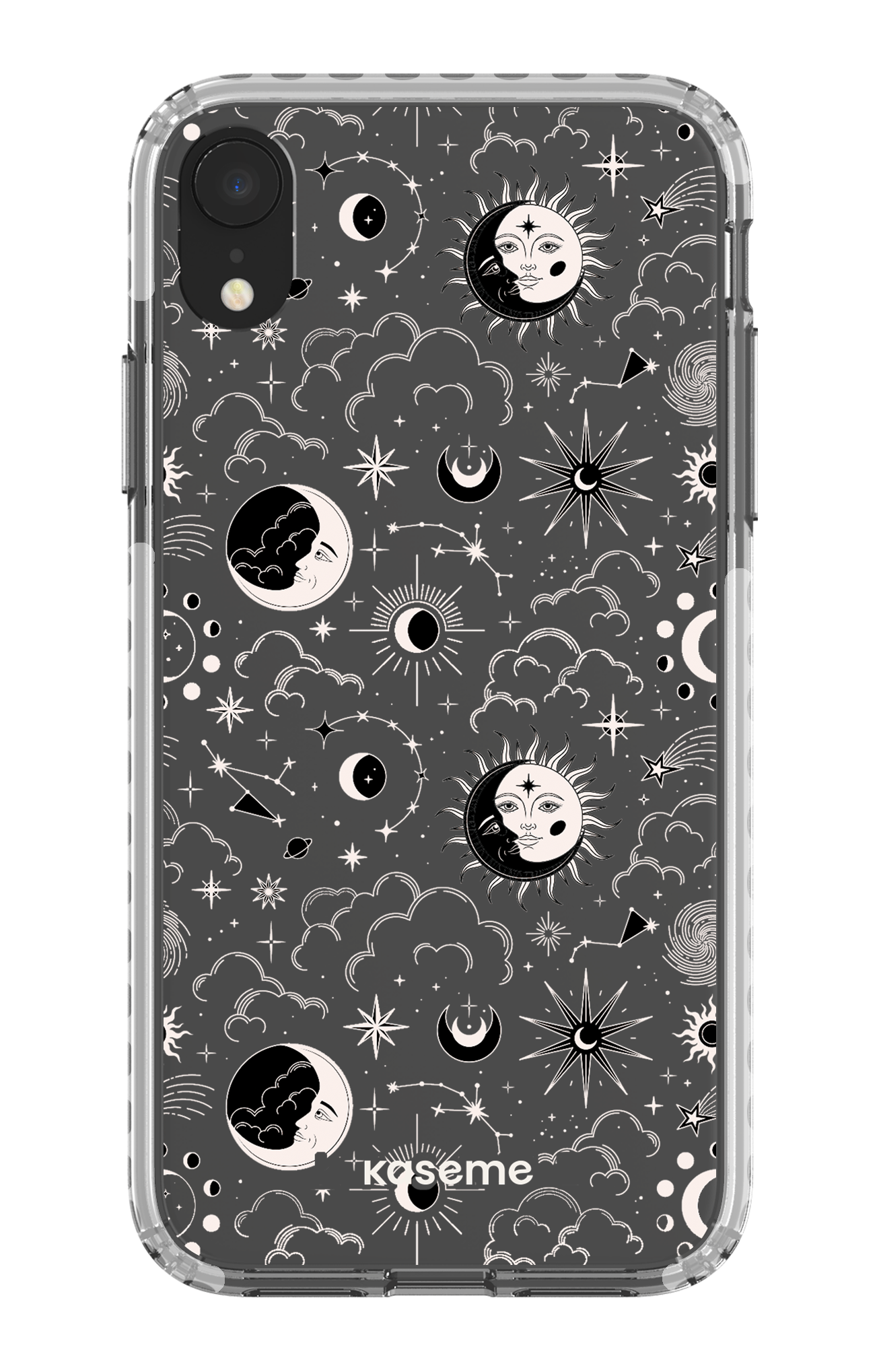 iPhone XR Clear Case - White Milky Way White Clear Case -